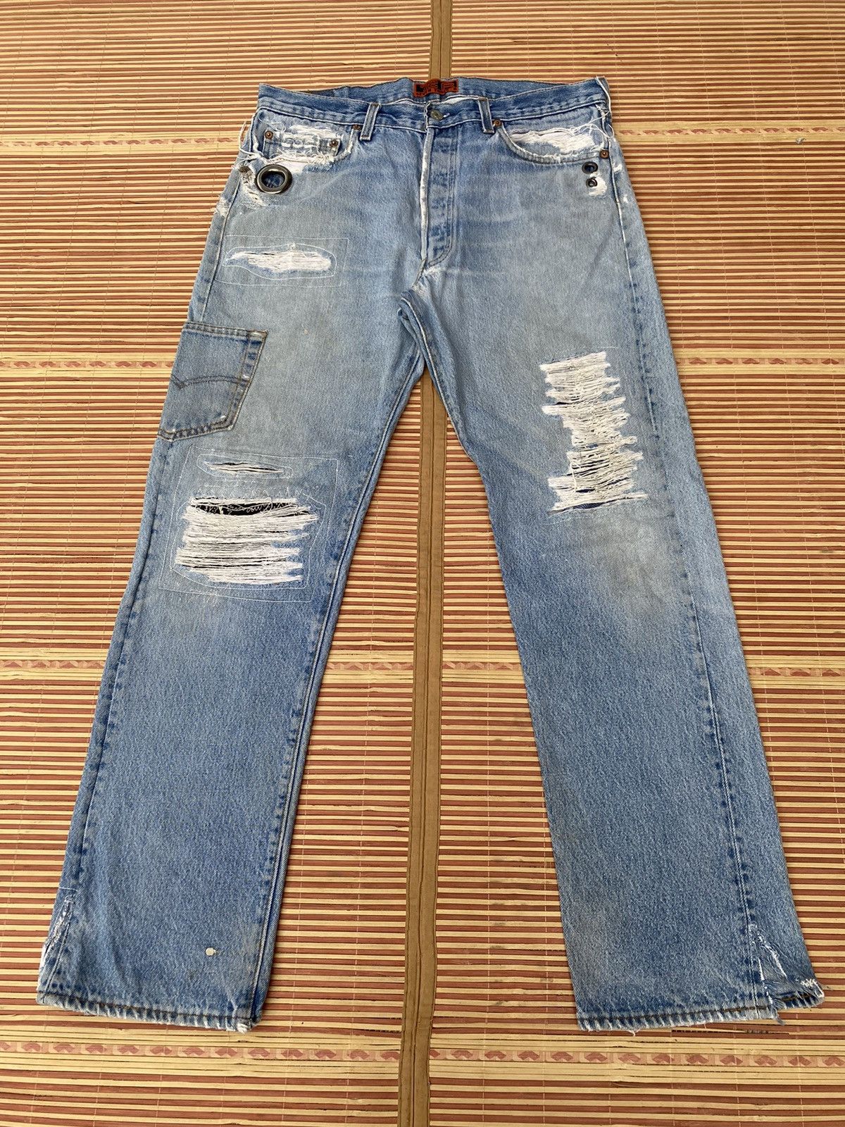Levi's Vintage Levis 73-R Rework and Distressed Pant Size US 33 - 2 Thumbnail