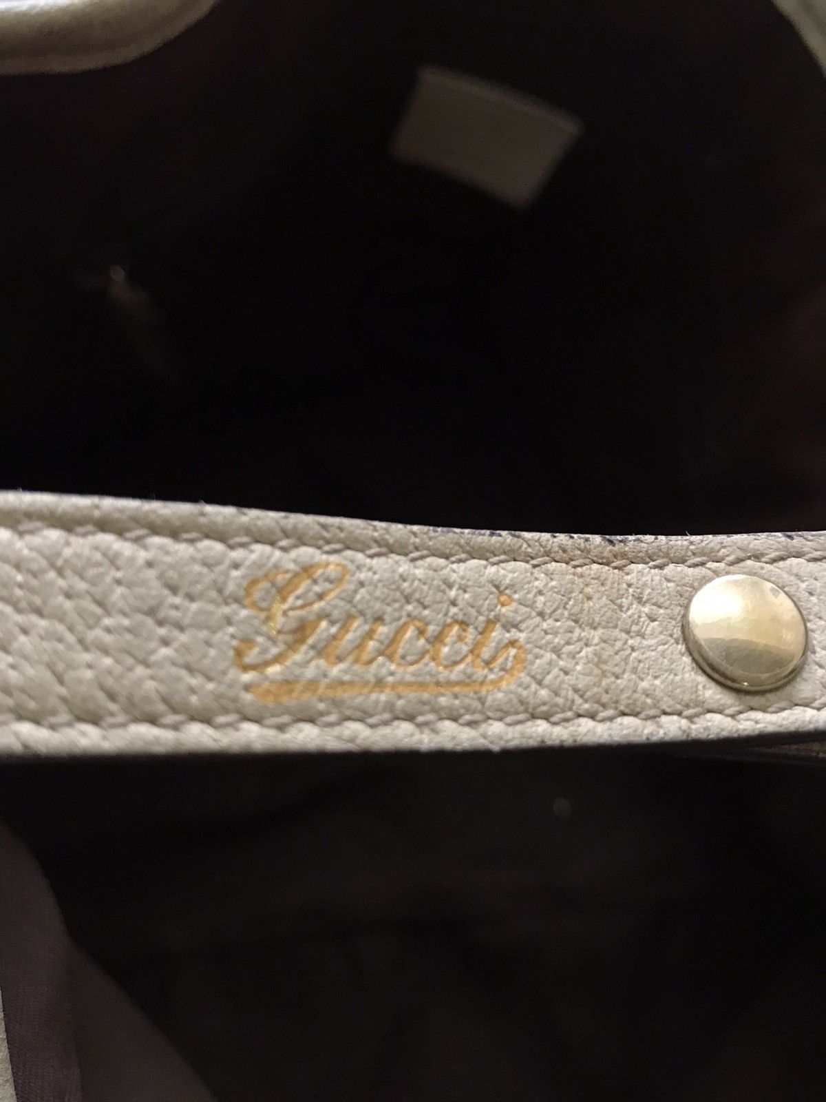 Gucci Auth Gucci 130736 GG Cnvas Shoulder Bag Tote 1970 Size ONE SIZE - 8 Thumbnail