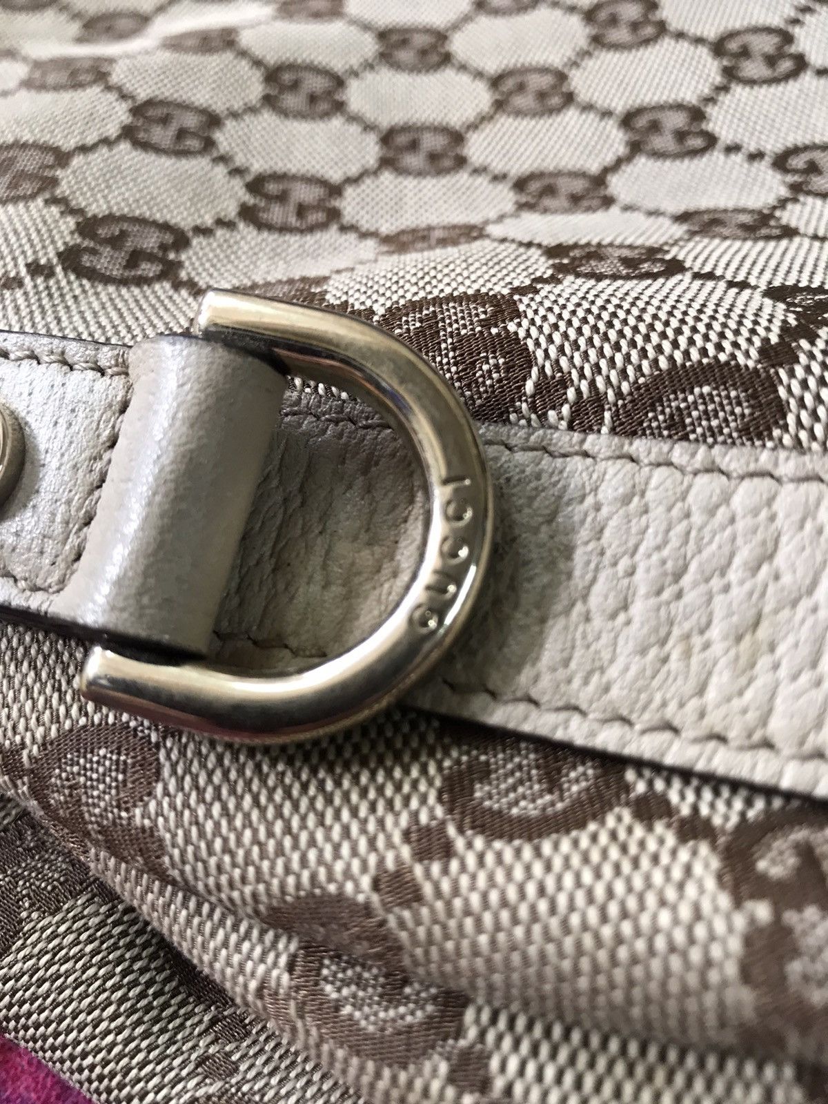 Gucci Auth Gucci 130736 GG Cnvas Shoulder Bag Tote 1970 Size ONE SIZE - 7 Thumbnail