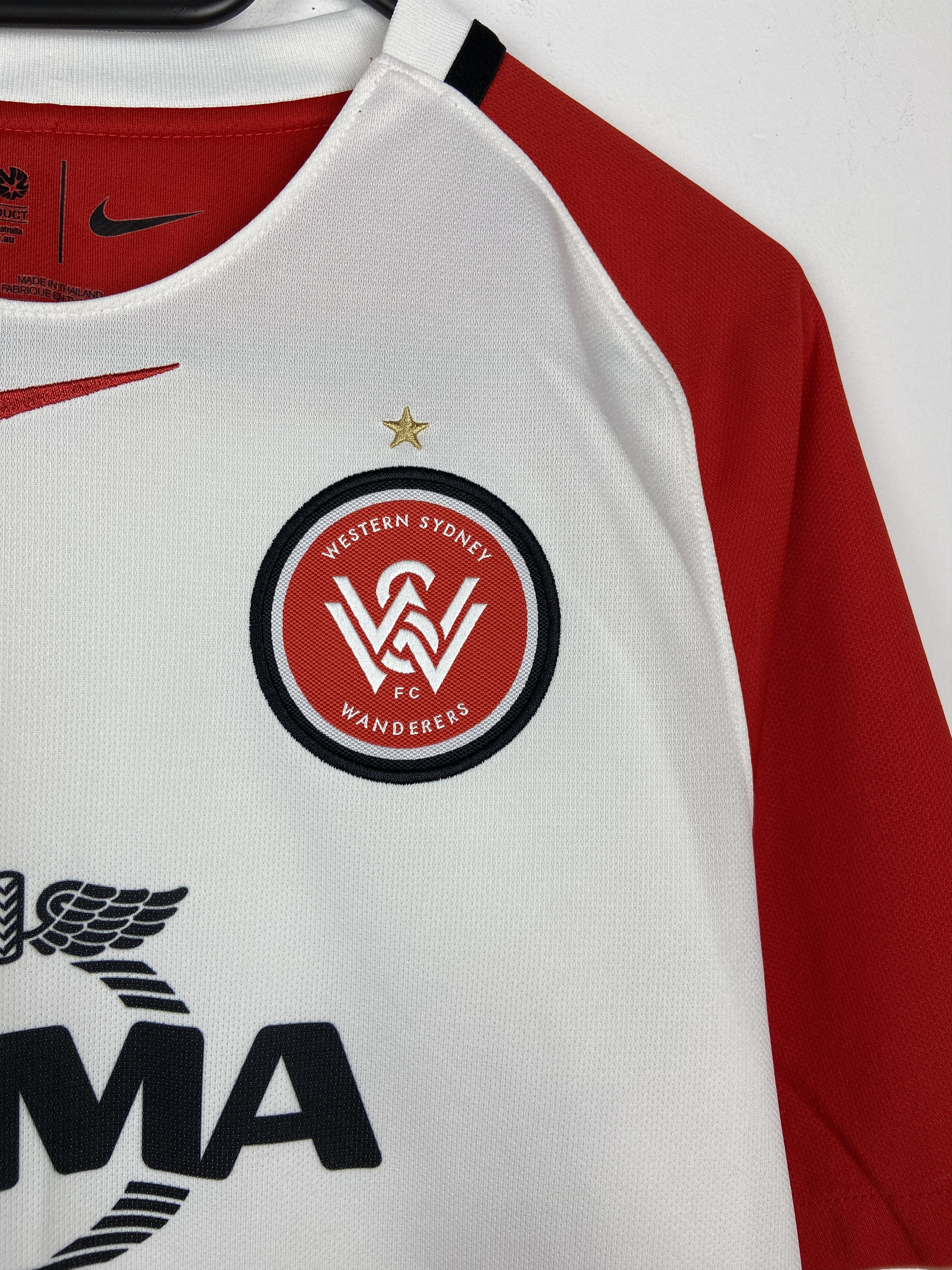Nike Western Sydney Wanderers Australia Jersey Football Shirt Size US M / EU 48-50 / 2 - 8 Thumbnail