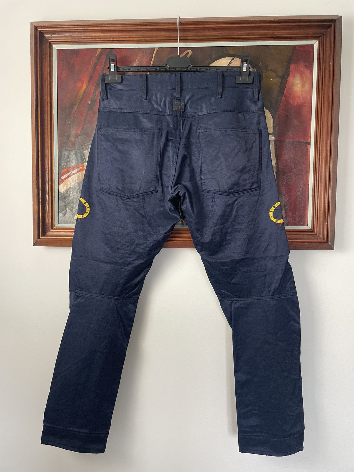 G-Star × Pharrell Pharell Williams G-Star Biker Pant Elwood Tiger Y2k Rare Size US 30 / EU 46 - 3 Thumbnail
