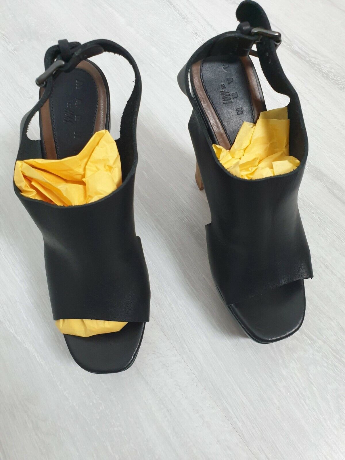 Marni MARNI At H&M Heels Shoes Leather Size US 7 EU 38 Size US 7 / IT 37 - 2 Thumbnail