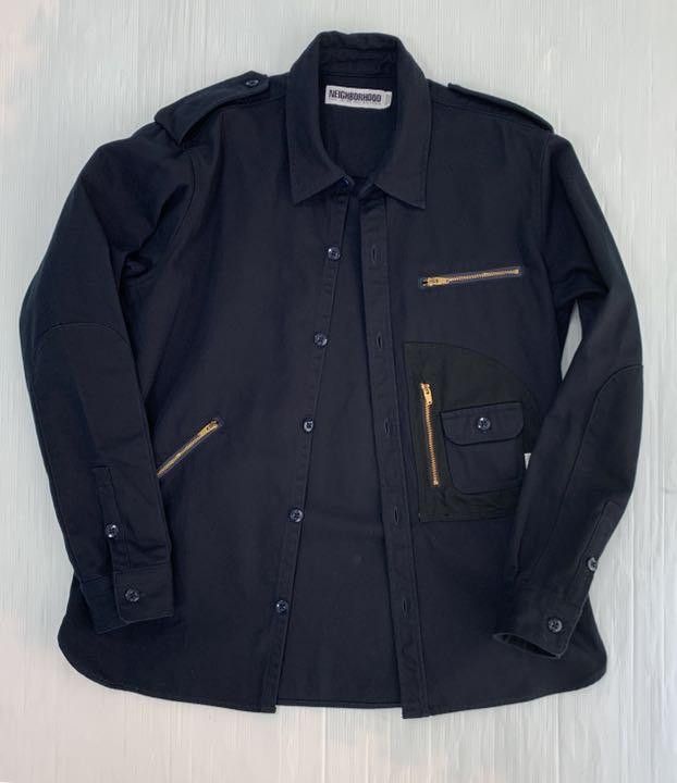 image of Neighborhood Military D.p. / C-Shirt in Navy, Men's (Size XL)