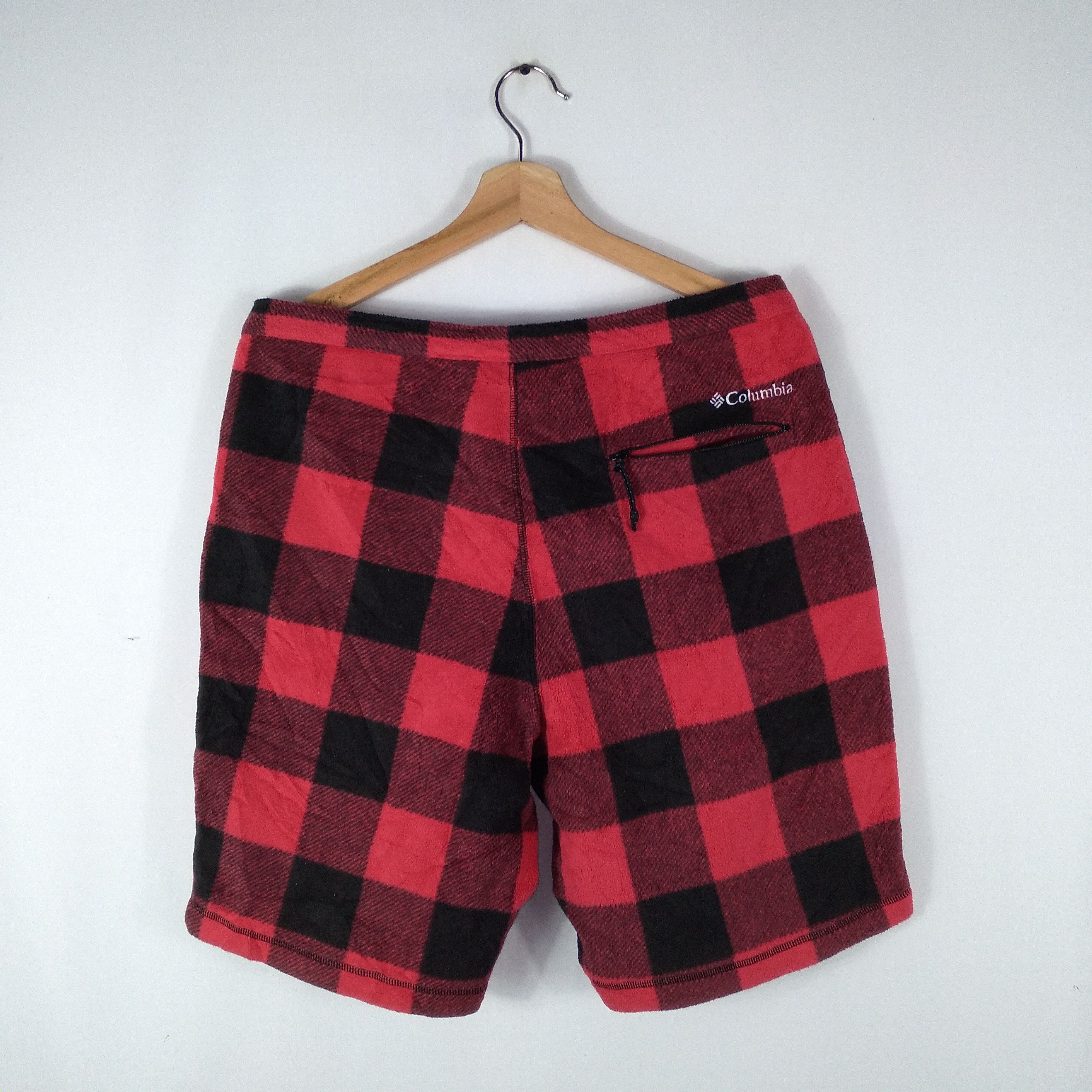 Columbia Vintage Columbia Red Tartan Wool Short Pants Size US 32 / EU 48 - 4 Thumbnail