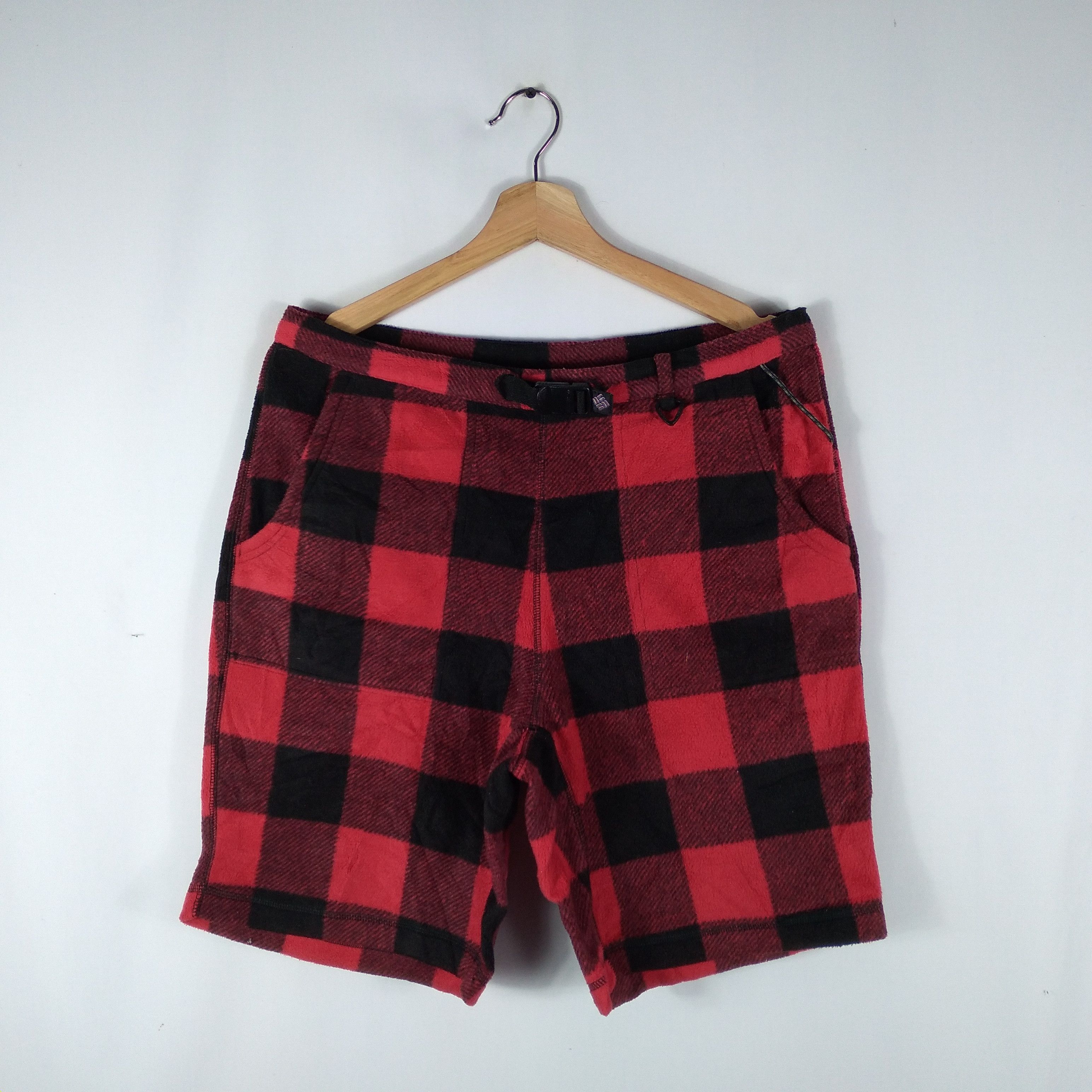 Columbia Vintage Columbia Red Tartan Wool Short Pants Size US 32 / EU 48 - 1 Thumbnail