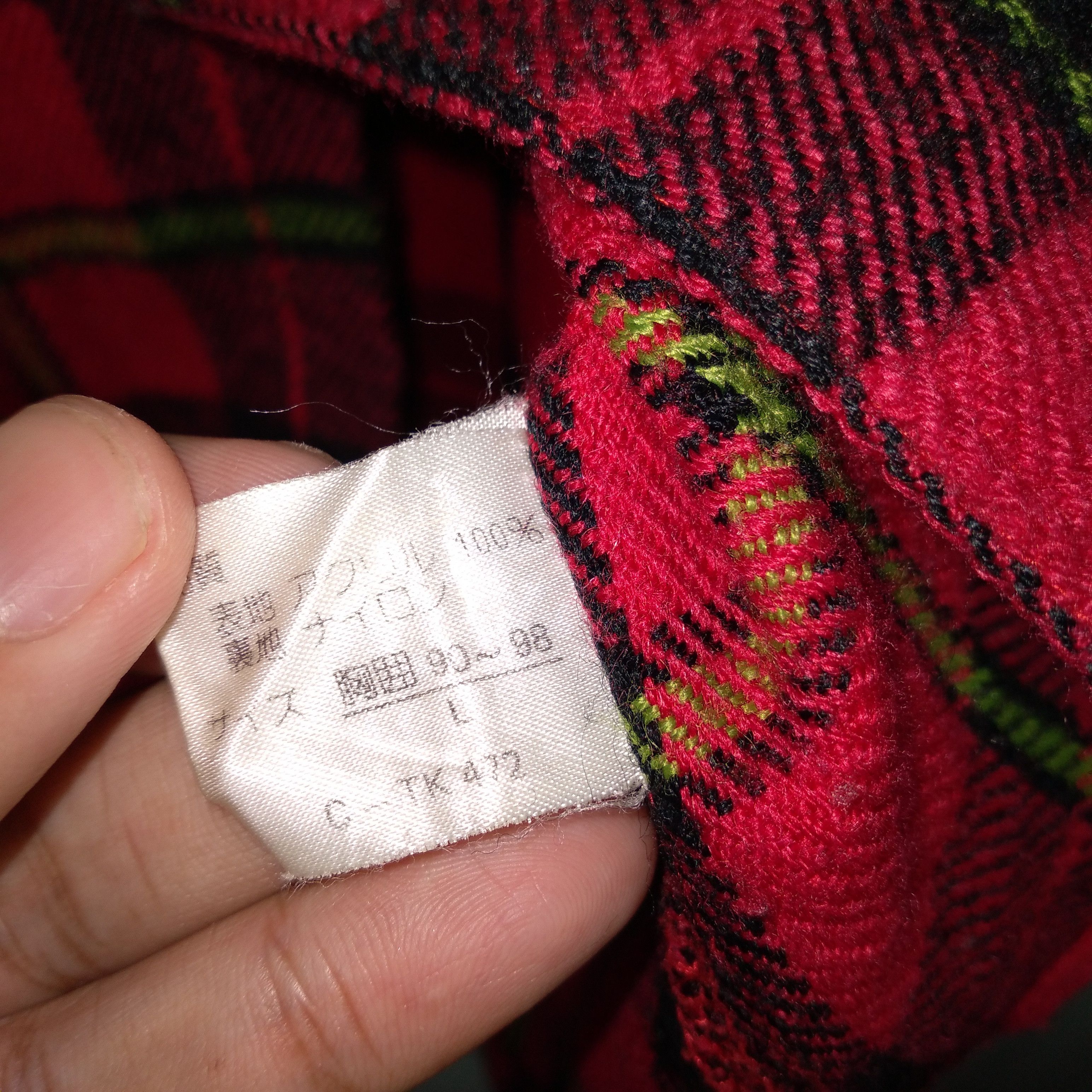 Flannel × Japanese Brand Vintage Machope Tartan Style Buttons Winter Flannel Size US L / EU 52-54 / 3 - 9 Thumbnail