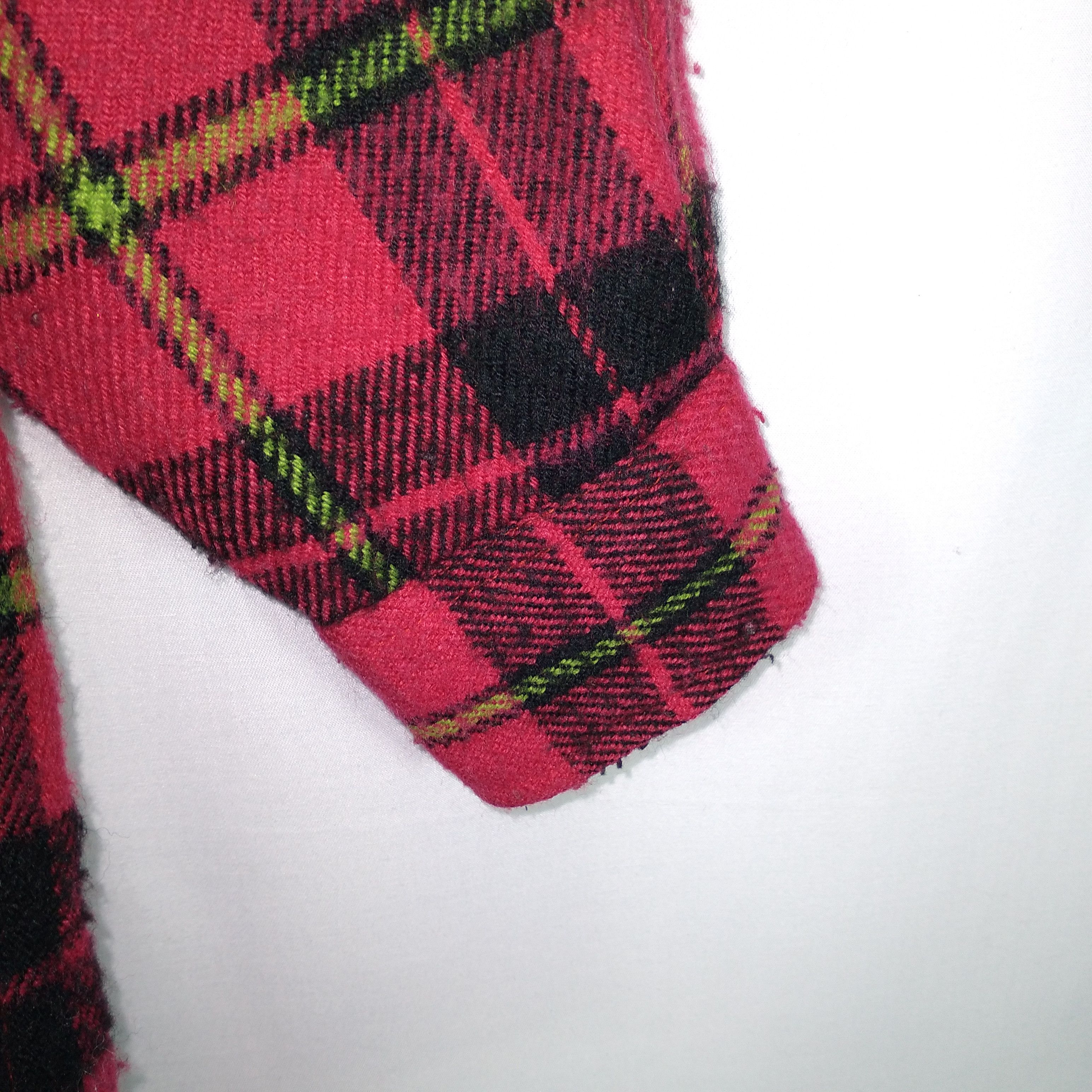 Flannel × Japanese Brand Vintage Machope Tartan Style Buttons Winter Flannel Size US L / EU 52-54 / 3 - 6 Thumbnail