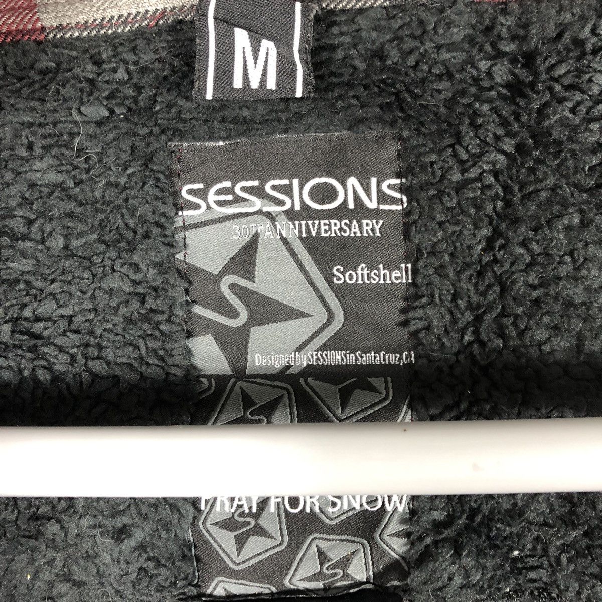 Japanese Brand × Sessions × Vintage Vintage Sessions Red Tartan Hoodie Outlaw Plaid Jacket Size US M / EU 48-50 / 2 - 14 Thumbnail