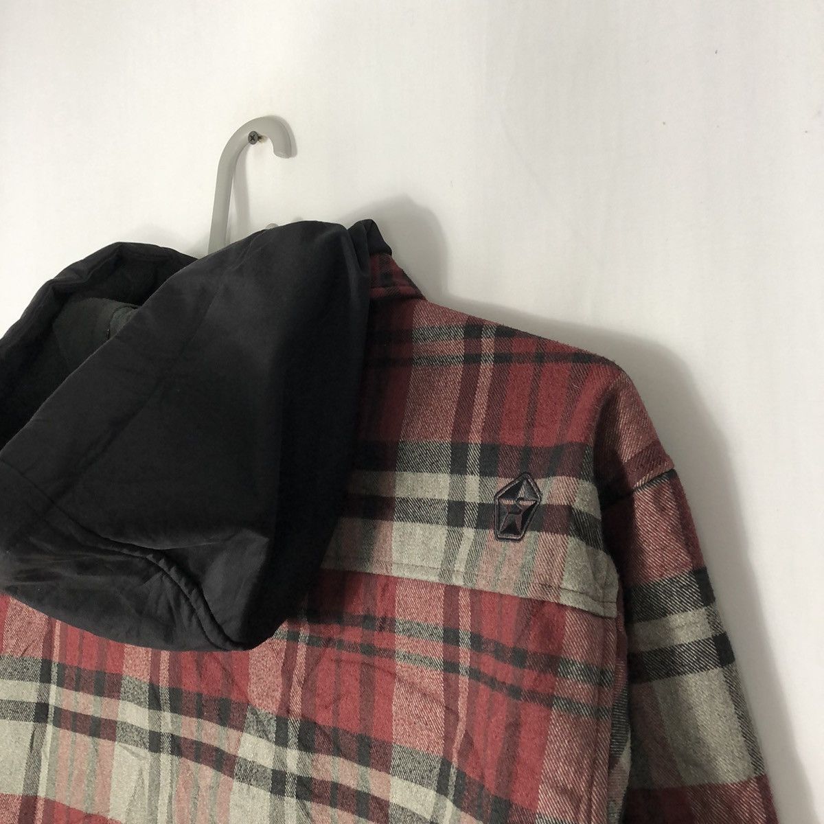 Japanese Brand × Sessions × Vintage Vintage Sessions Red Tartan Hoodie Outlaw Plaid Jacket Size US M / EU 48-50 / 2 - 5 Thumbnail