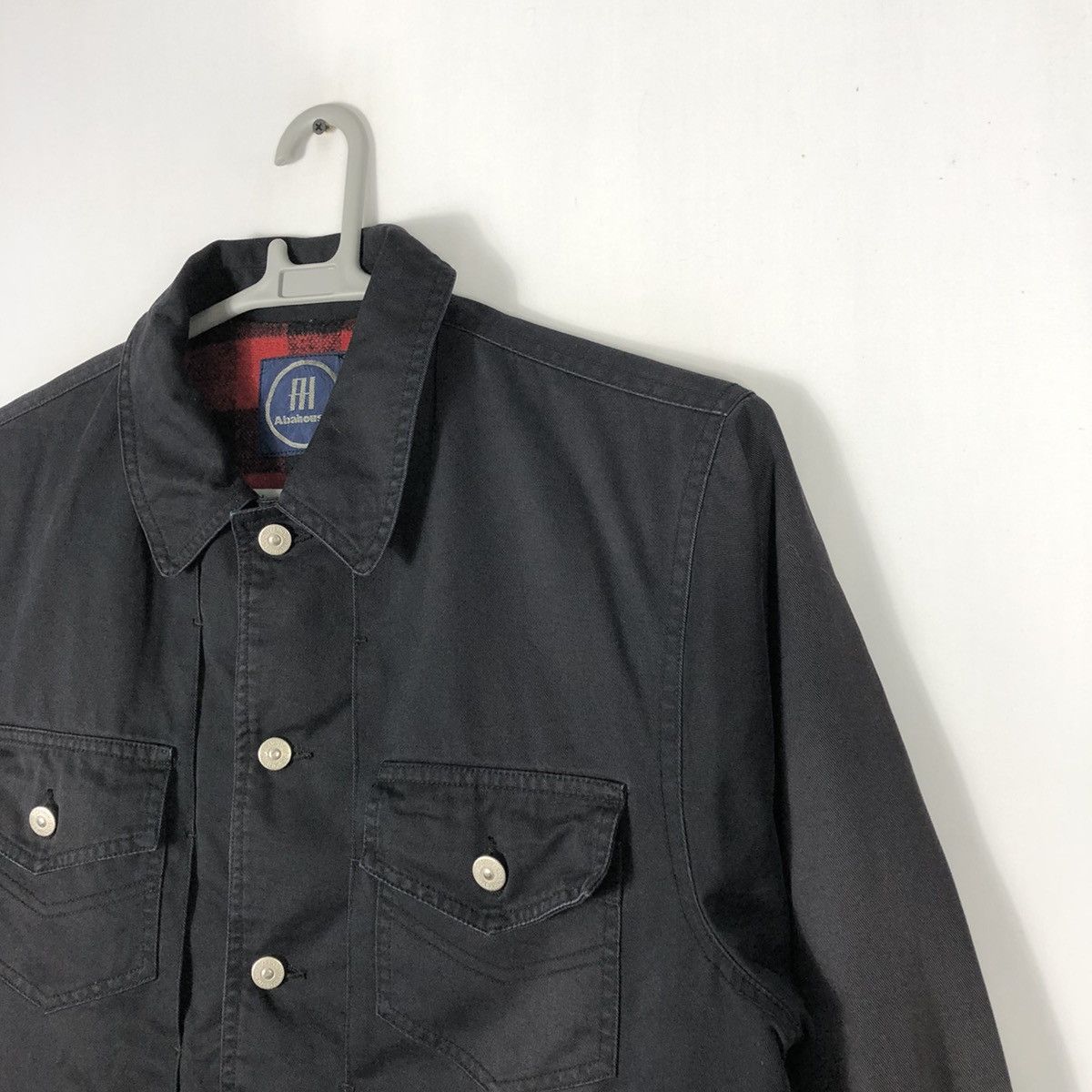 ABAHOUSE × Japanese Brand × Vintage Vintage Abahouse Red Tartan 4 Pockets Designer Chore Jacket Size US M / EU 48-50 / 2 - 6 Thumbnail