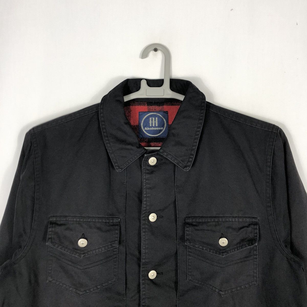ABAHOUSE × Japanese Brand × Vintage Vintage Abahouse Red Tartan 4 Pockets Designer Chore Jacket Size US M / EU 48-50 / 2 - 3 Thumbnail