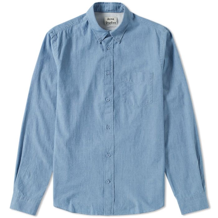 Acne studios sale isherwood denim shirt