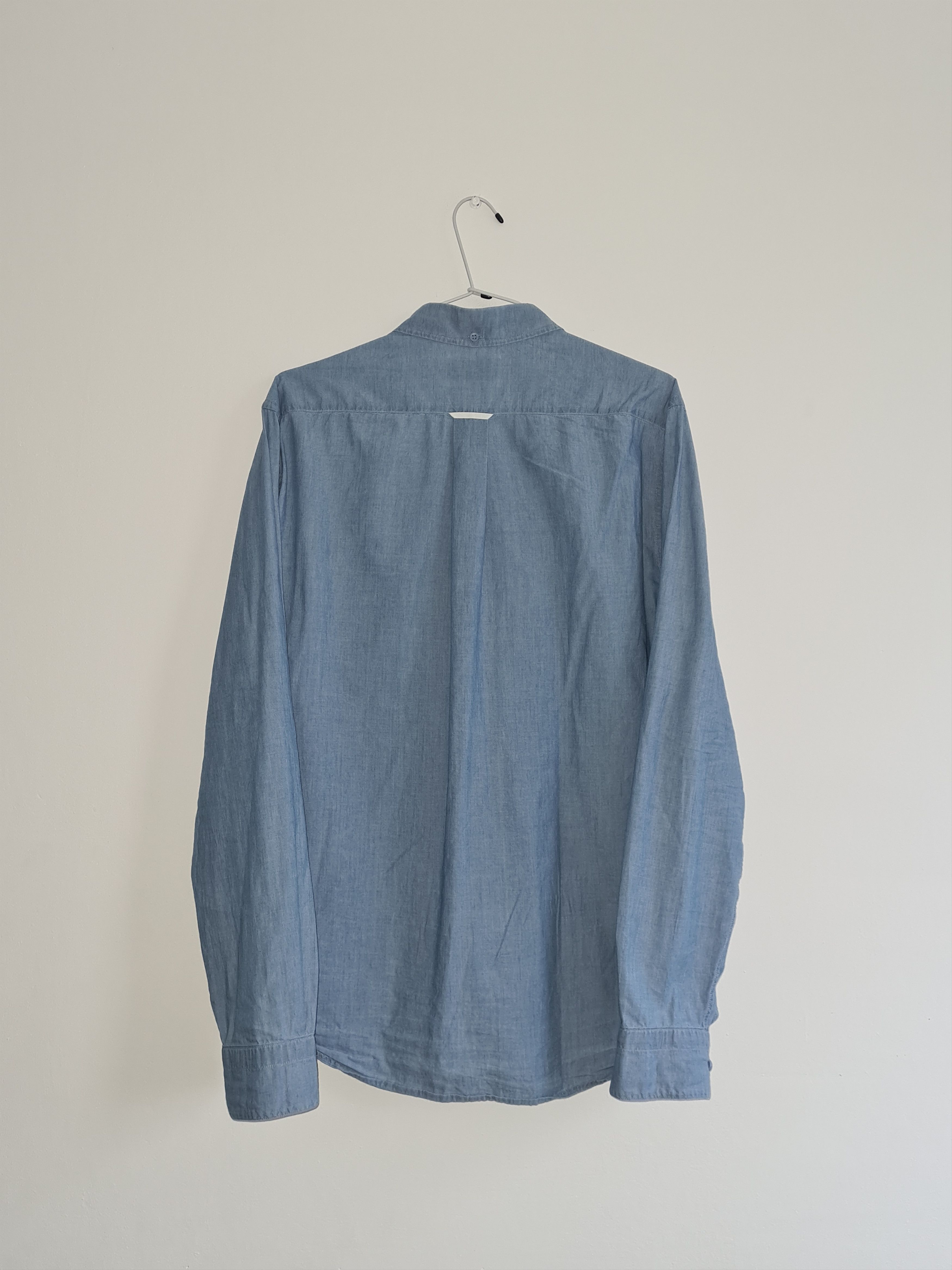 Acne Studios Isherwood Bleached Indigo Shirt Size US M / EU 48-50 / 2 - 4 Thumbnail