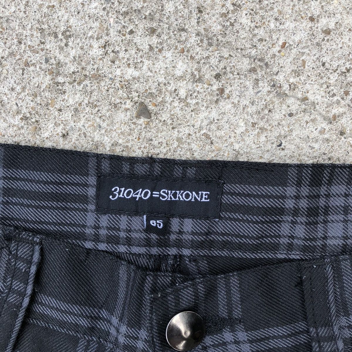 Japanese Brand × Vintage 31040 6 Pocket Seditionaries Punk Tartan Styles Casual Pants Size US 31 - 13 Thumbnail