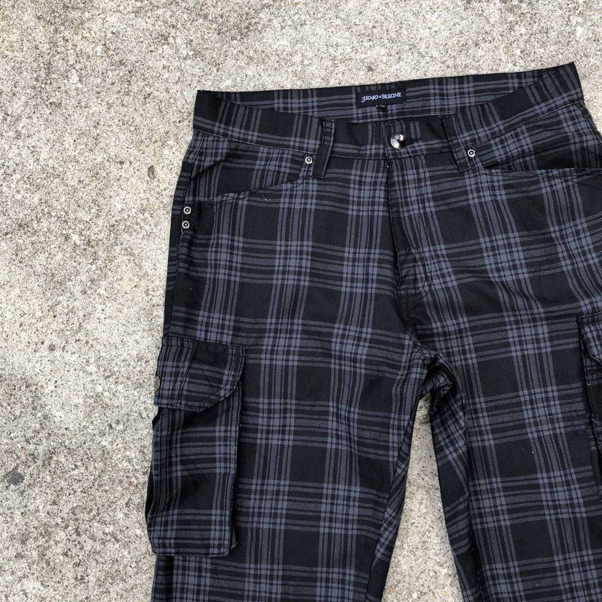 Japanese Brand × Vintage 31040 6 Pocket Seditionaries Punk Tartan Styles Casual Pants Size US 31 - 6 Thumbnail
