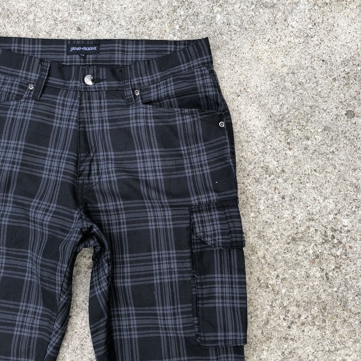 Japanese Brand × Vintage 31040 6 Pocket Seditionaries Punk Tartan Styles Casual Pants Size US 31 - 5 Thumbnail