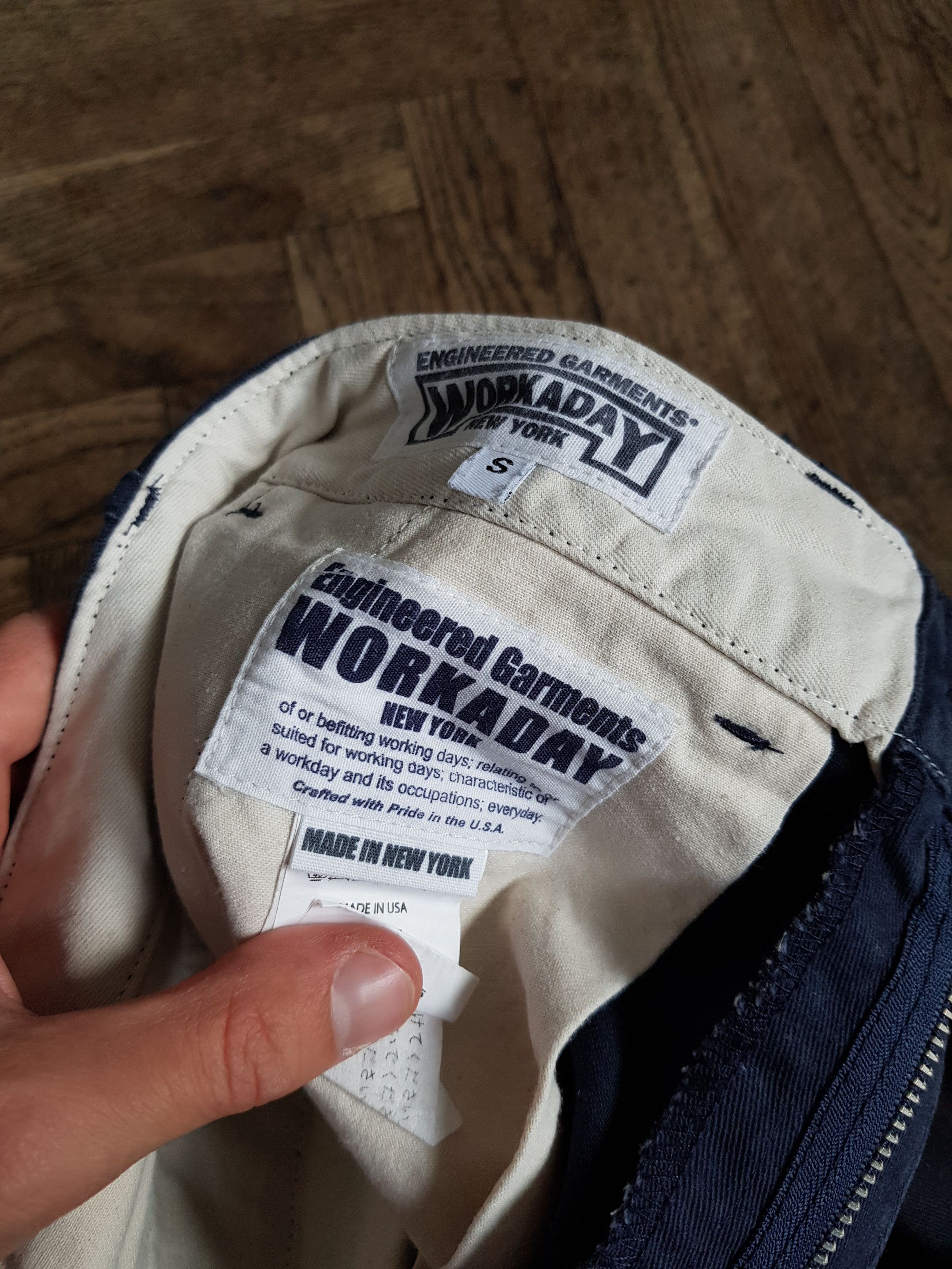 Engineered Garments Workaday Navy Twill Pants Size US 30 / EU 46 - 5 Thumbnail