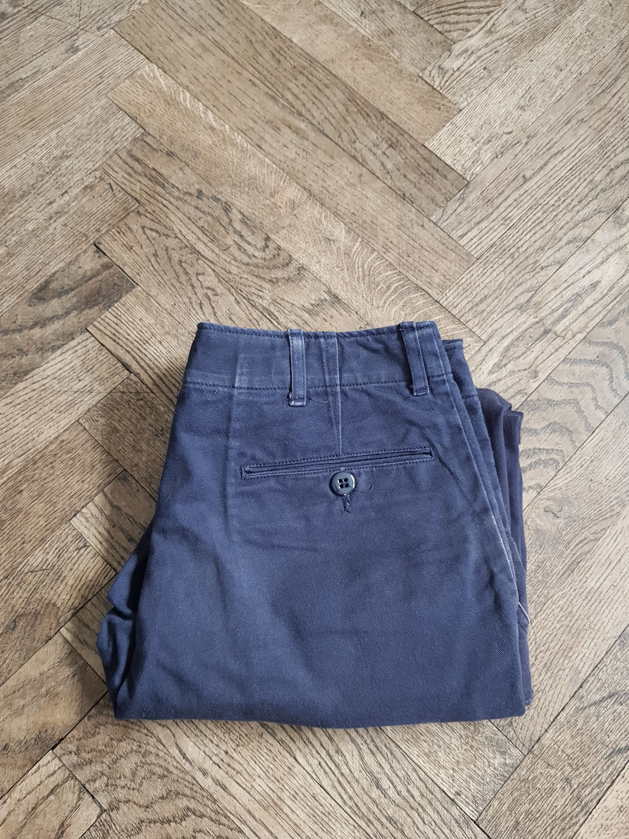 image of Engineered Garments Workaday Navy Twill Pants, Men's (Size 30)