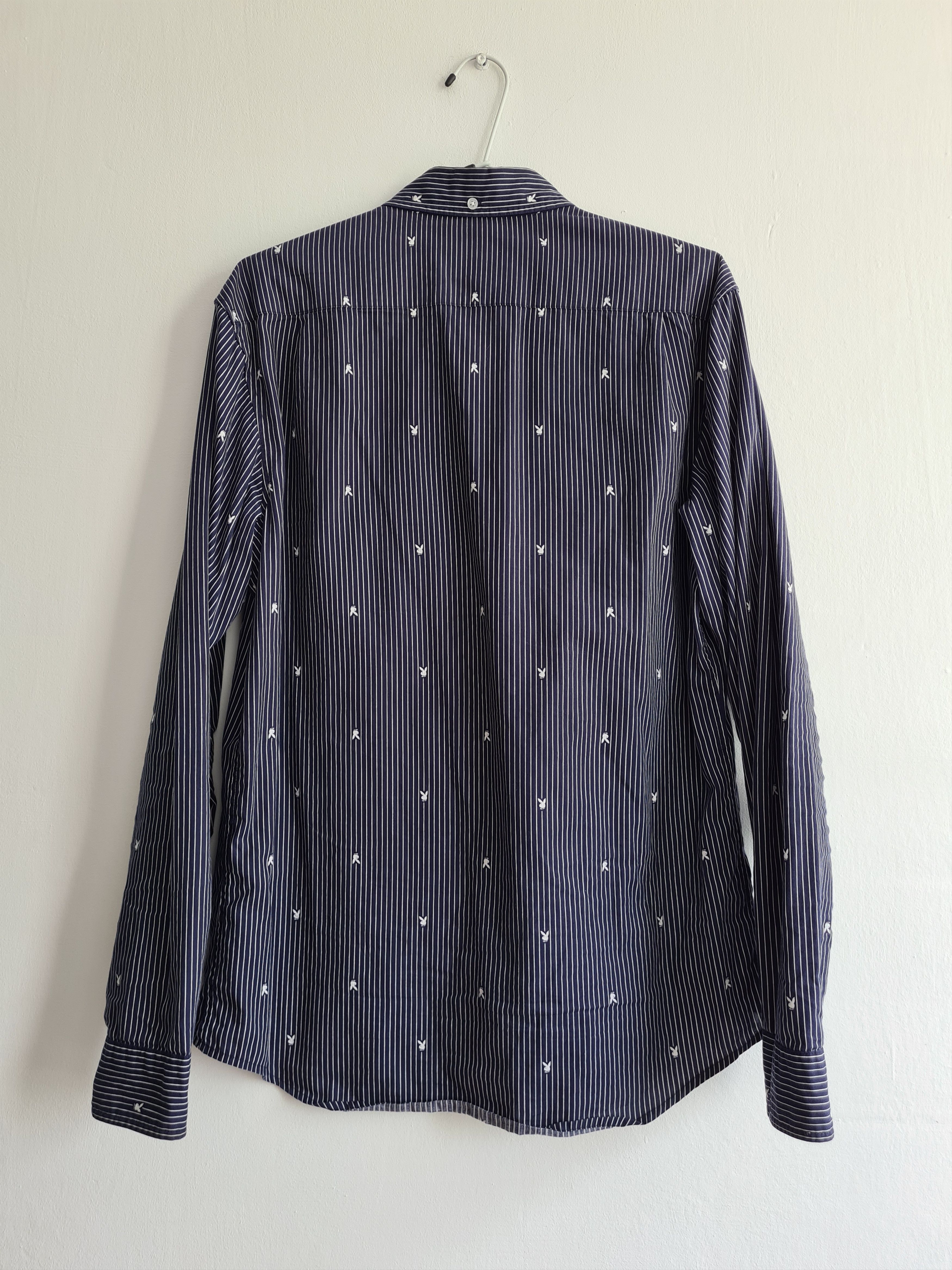 Playboy × Supreme Pinstripe Button Down Shirt SS11 Size US M / EU 48-50 / 2 - 4 Thumbnail
