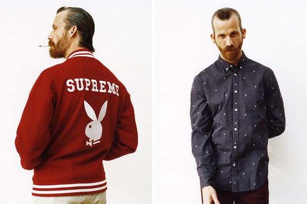 Playboy × Supreme Pinstripe Button Down Shirt SS11 Size US M / EU 48-50 / 2 - 9 Thumbnail