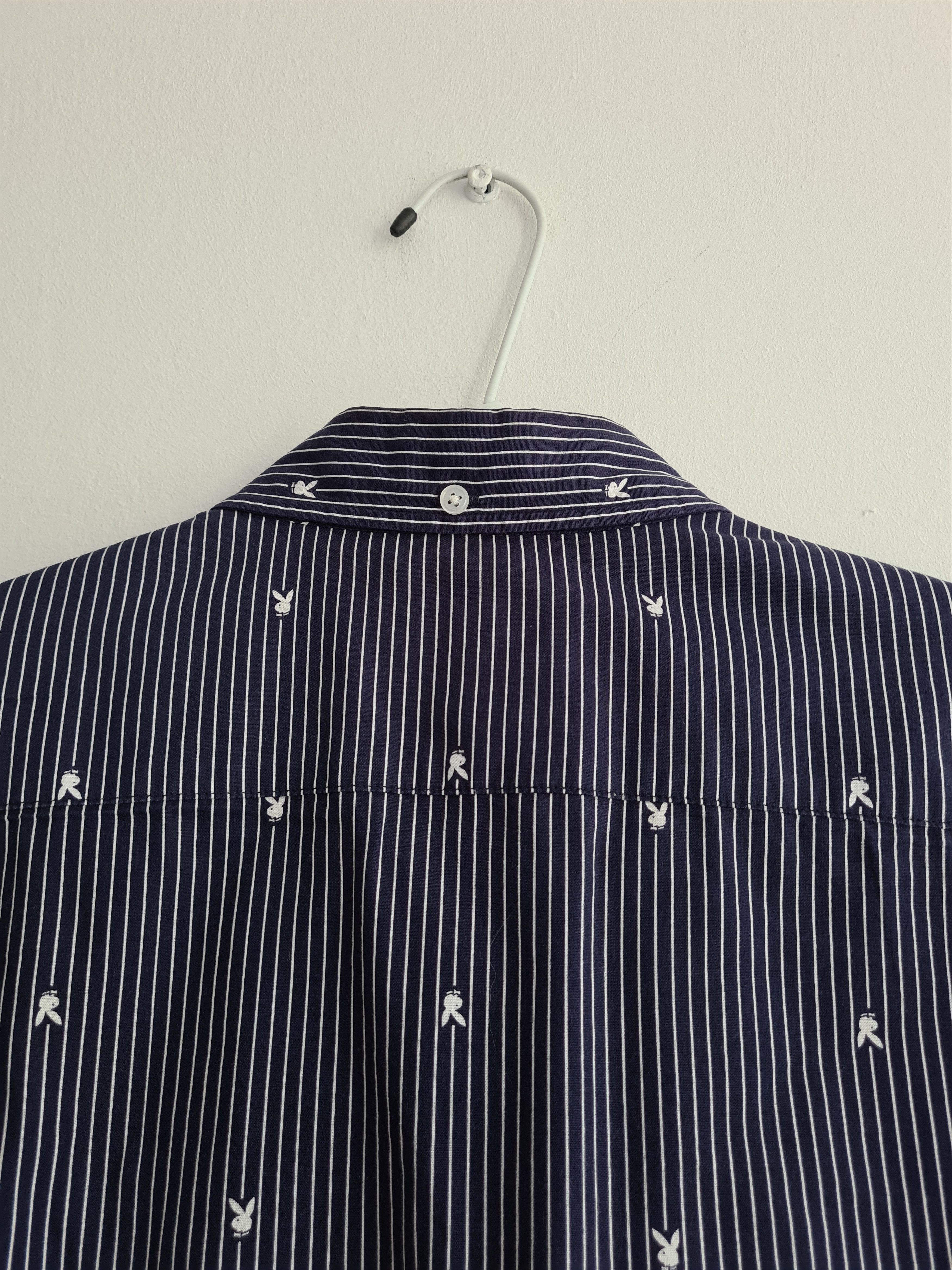 Playboy × Supreme Pinstripe Button Down Shirt SS11 Size US M / EU 48-50 / 2 - 6 Thumbnail