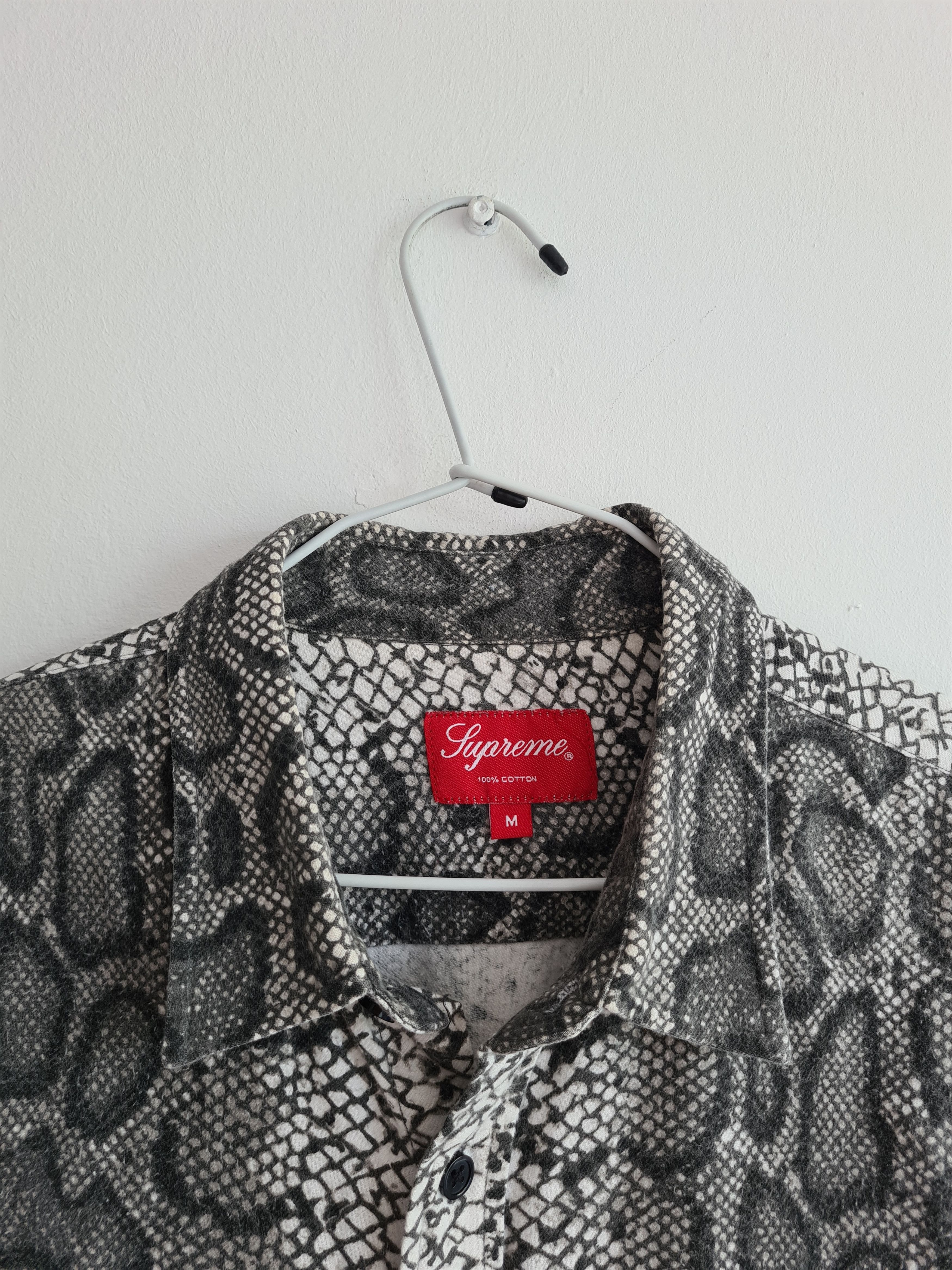 Supreme Snakeskin Flannel Shirt FW14 Size US M / EU 48-50 / 2 - 4 Thumbnail