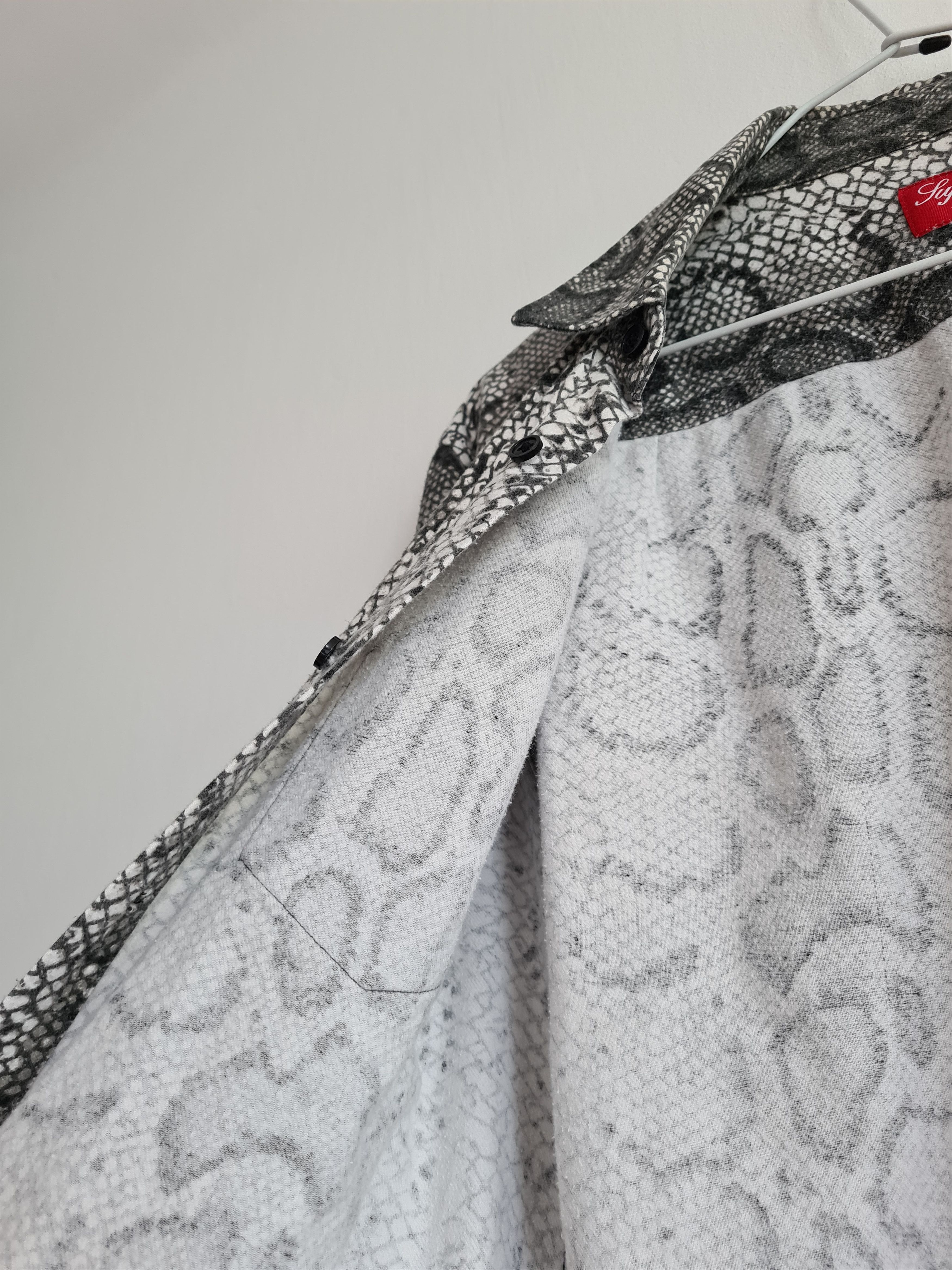 Supreme Snakeskin Flannel Shirt FW14 Size US M / EU 48-50 / 2 - 6 Thumbnail