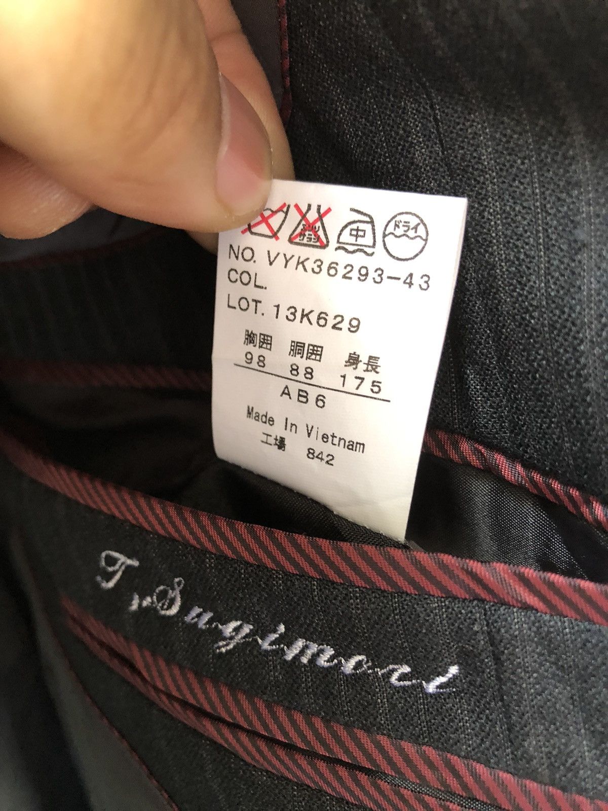 Kansai Yamamoto Vintage 90's Kansai Yamamoto Striped Blazer Size US L / EU 52-54 / 3 - 11 Thumbnail