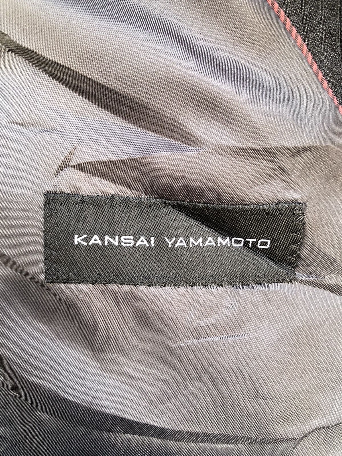 Kansai Yamamoto Vintage 90's Kansai Yamamoto Striped Blazer Size US L / EU 52-54 / 3 - 9 Thumbnail