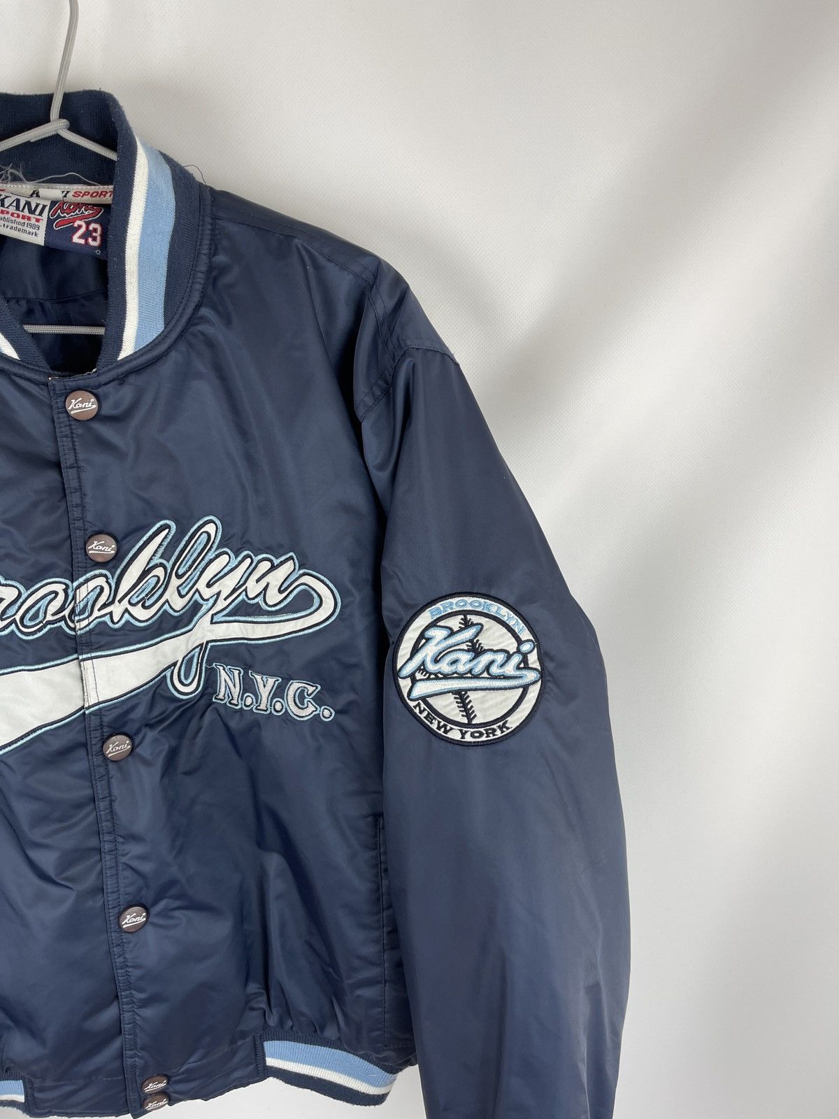 Karl Kani Karl Kani 23 Sport Brooklyn New York nylon varsity bomber Size US S / EU 44-46 / 1 - 3 Thumbnail