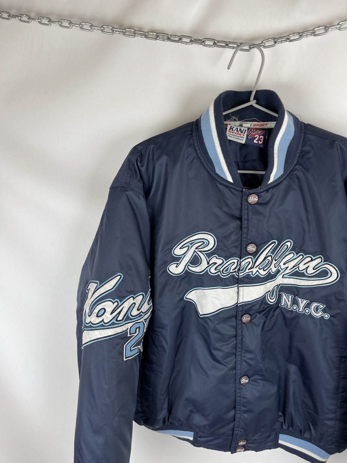 Karl Kani Karl Kani 23 Sport Brooklyn New York nylon varsity bomber Size US S / EU 44-46 / 1 - 2 Thumbnail