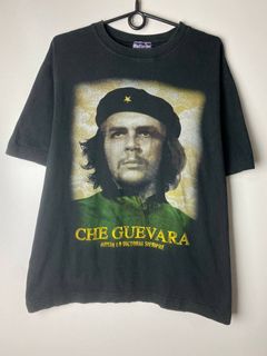 Vintage Mighty Healthy Malcom X Che Guevara Tee T-Shirt White 2006 Release  Sz L