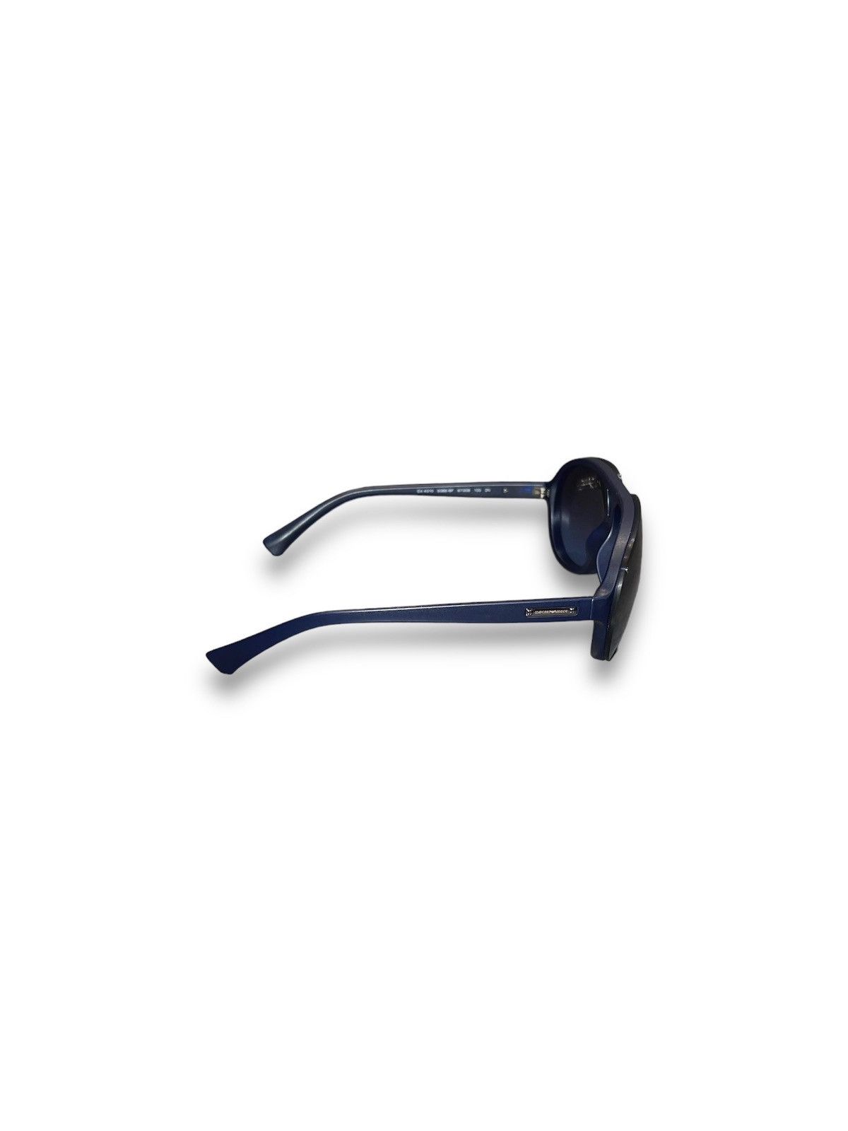 Emporio Armani Emporio Armani EA4010 5088/8F Dark Blue Aviator Sunglasses Size ONE SIZE - 6 Thumbnail