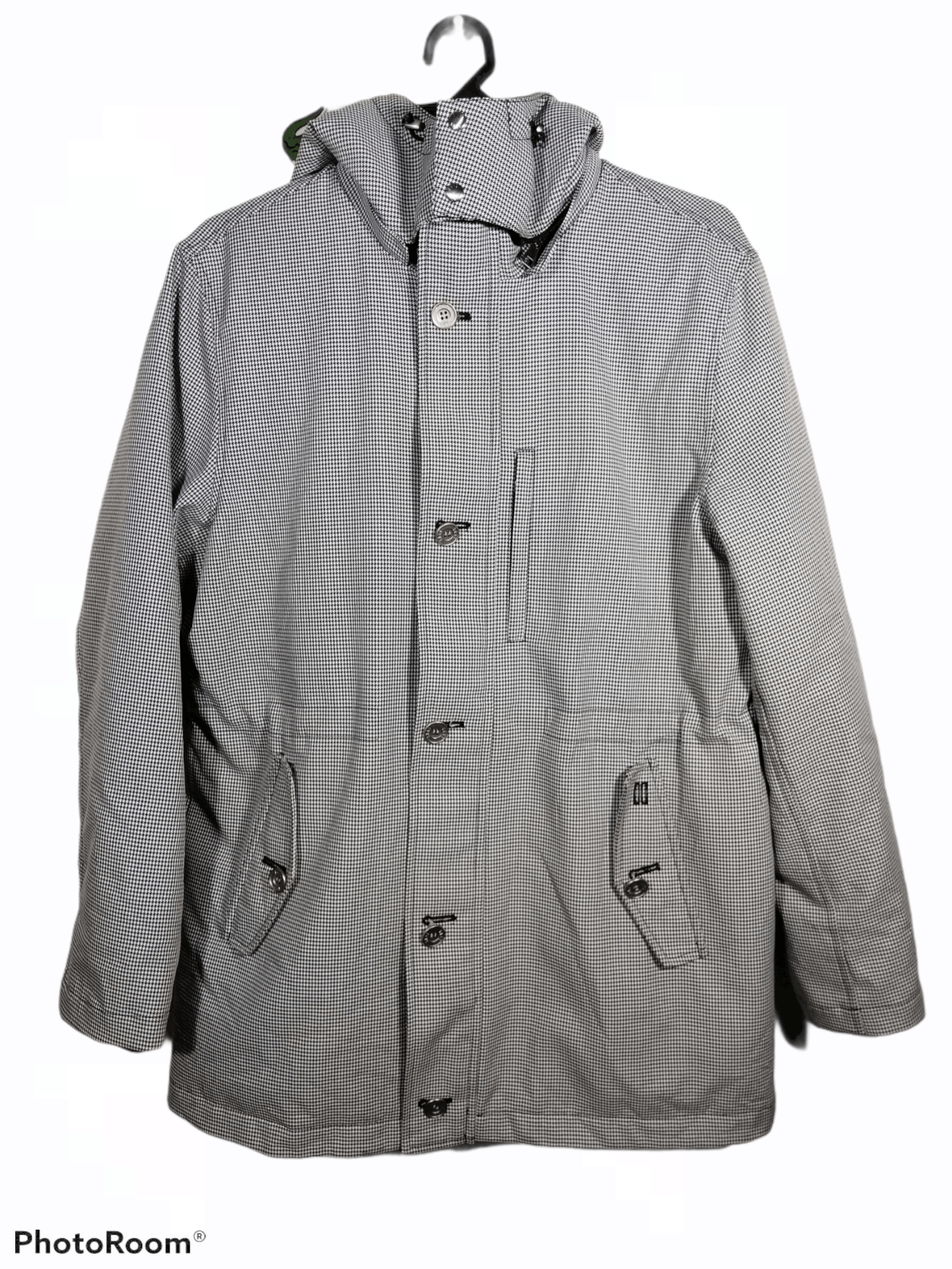 image of Daks London Daks Golf Milano Collection Hoodie in Blue White, Men's (Size Medium)
