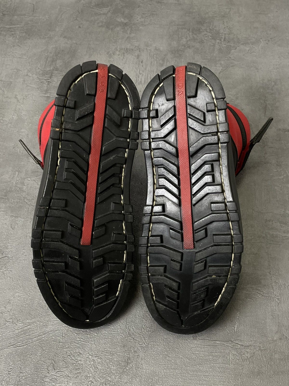 Prada × Vintage Vintage archive Prada red tab boots 00s Size US 7.5 / IT 37.5 - 6 Thumbnail