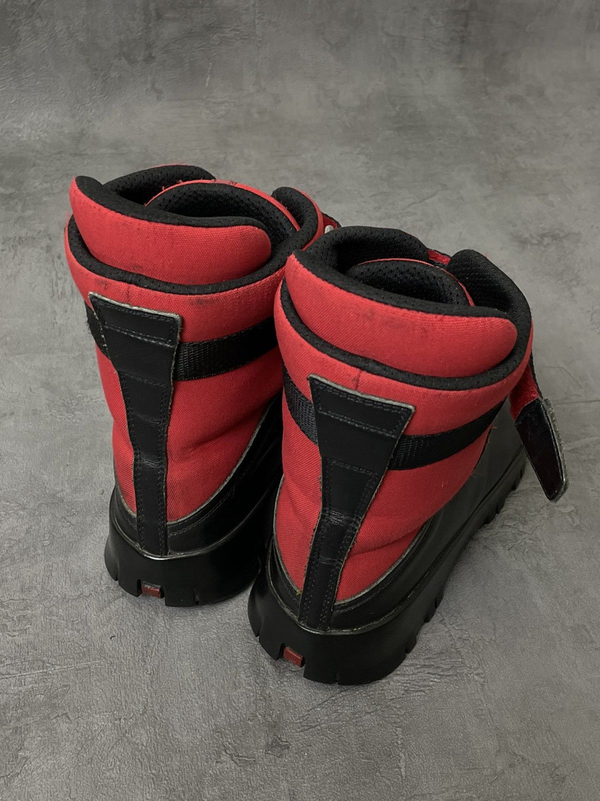 Prada × Vintage Vintage archive Prada red tab boots 00s Size US 7.5 / IT 37.5 - 5 Thumbnail
