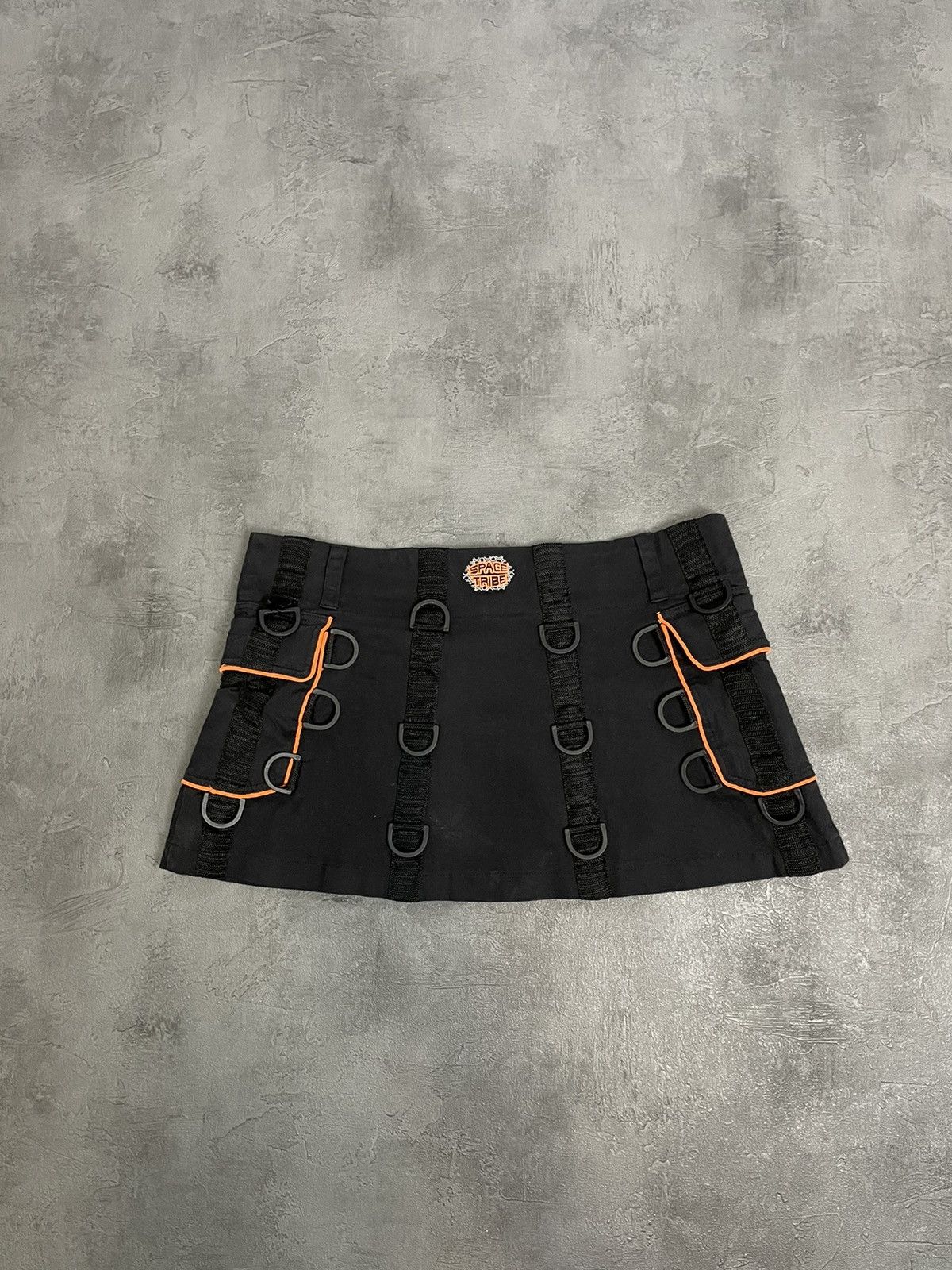 Vintage Vintage y2k space tribe rave mini skirts Size 26" / US 2 / IT 38 - 4 Thumbnail