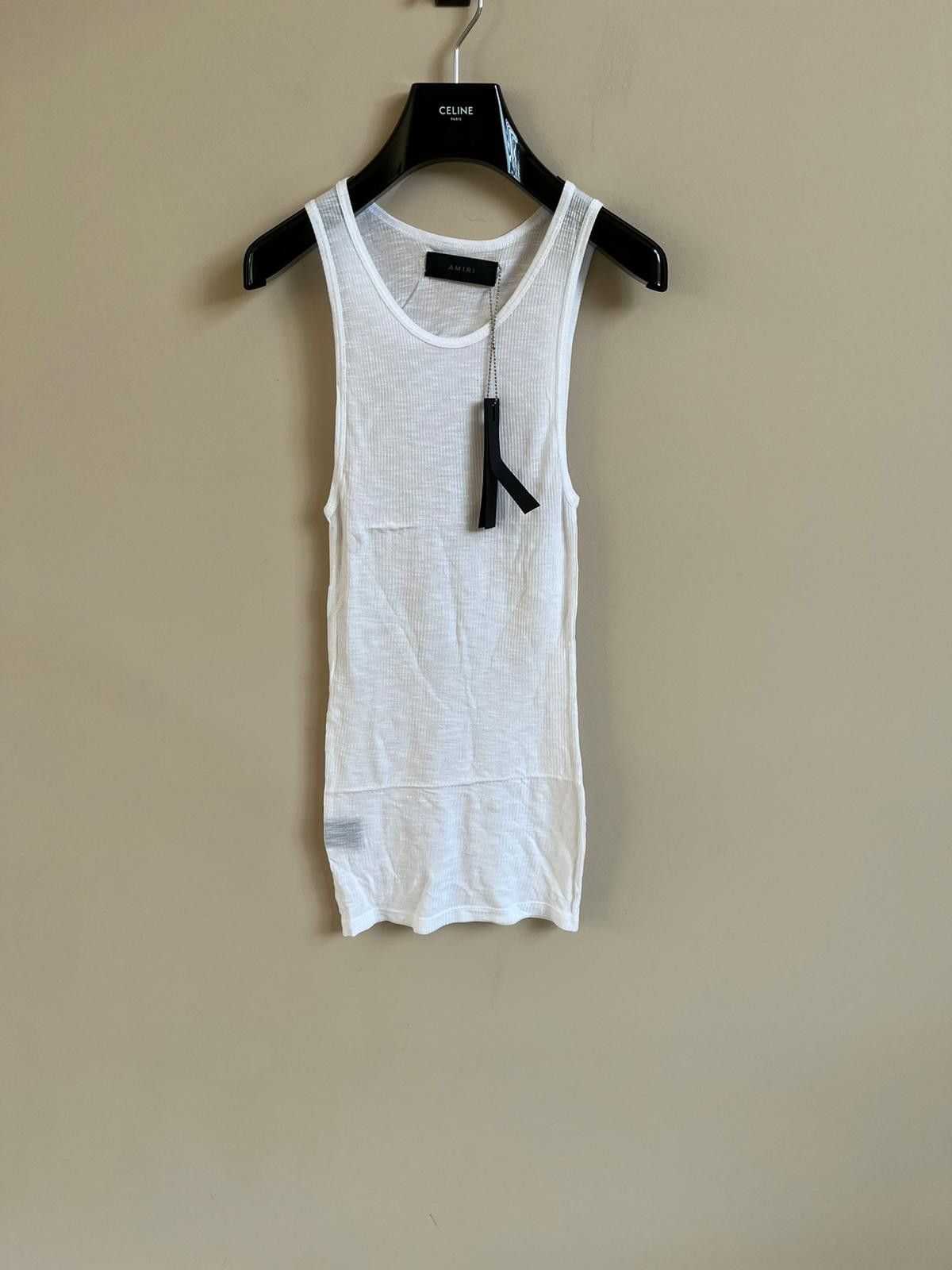 Amiri Jersey Tank Top in White Size US S / EU 44-46 / 1 - 2 Thumbnail
