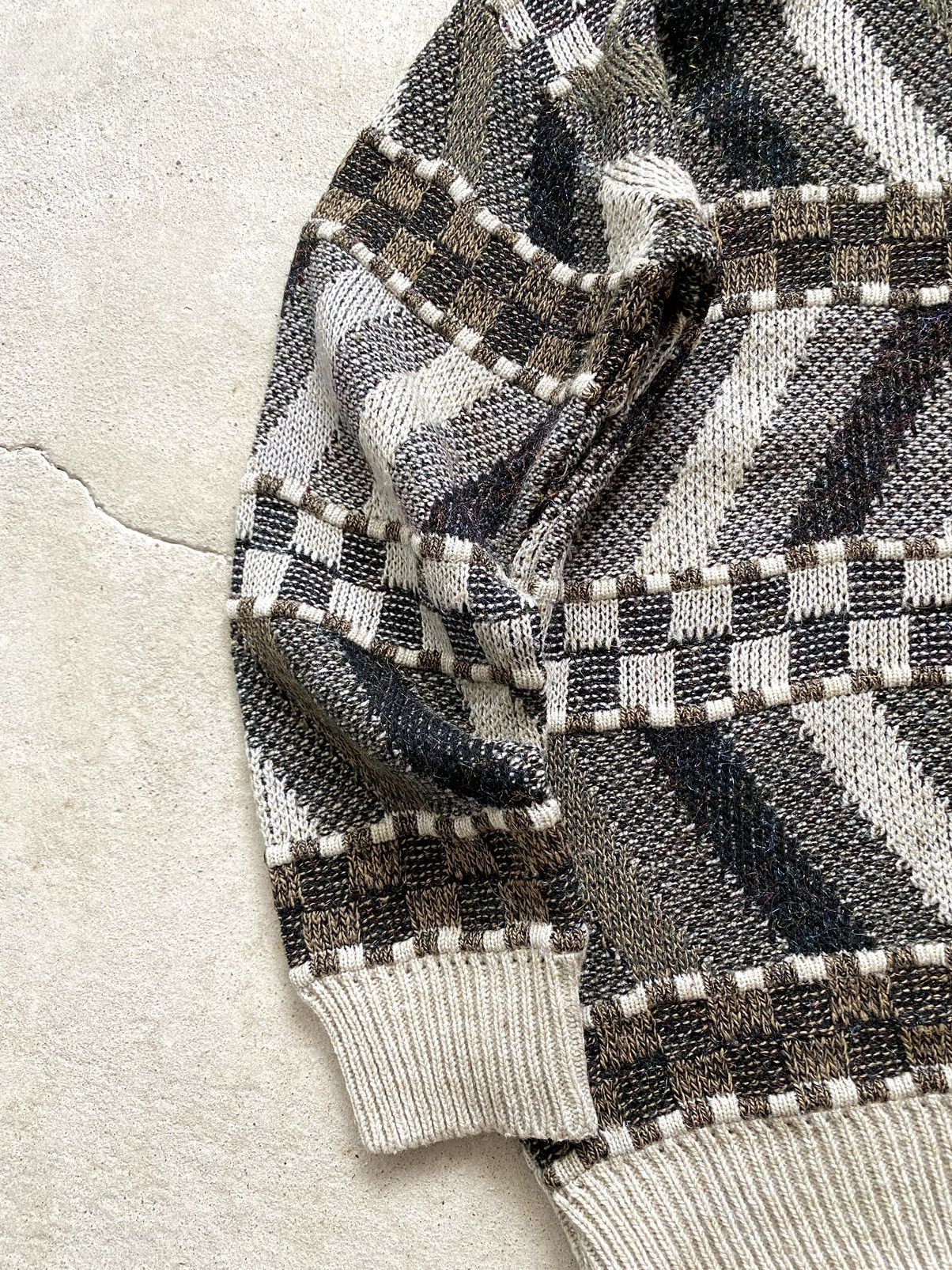 Coogi 90’s Japan Knit Striped Sweater Coogi style Carlo Colucci Size US XL / EU 56 / 4 - 12 Thumbnail