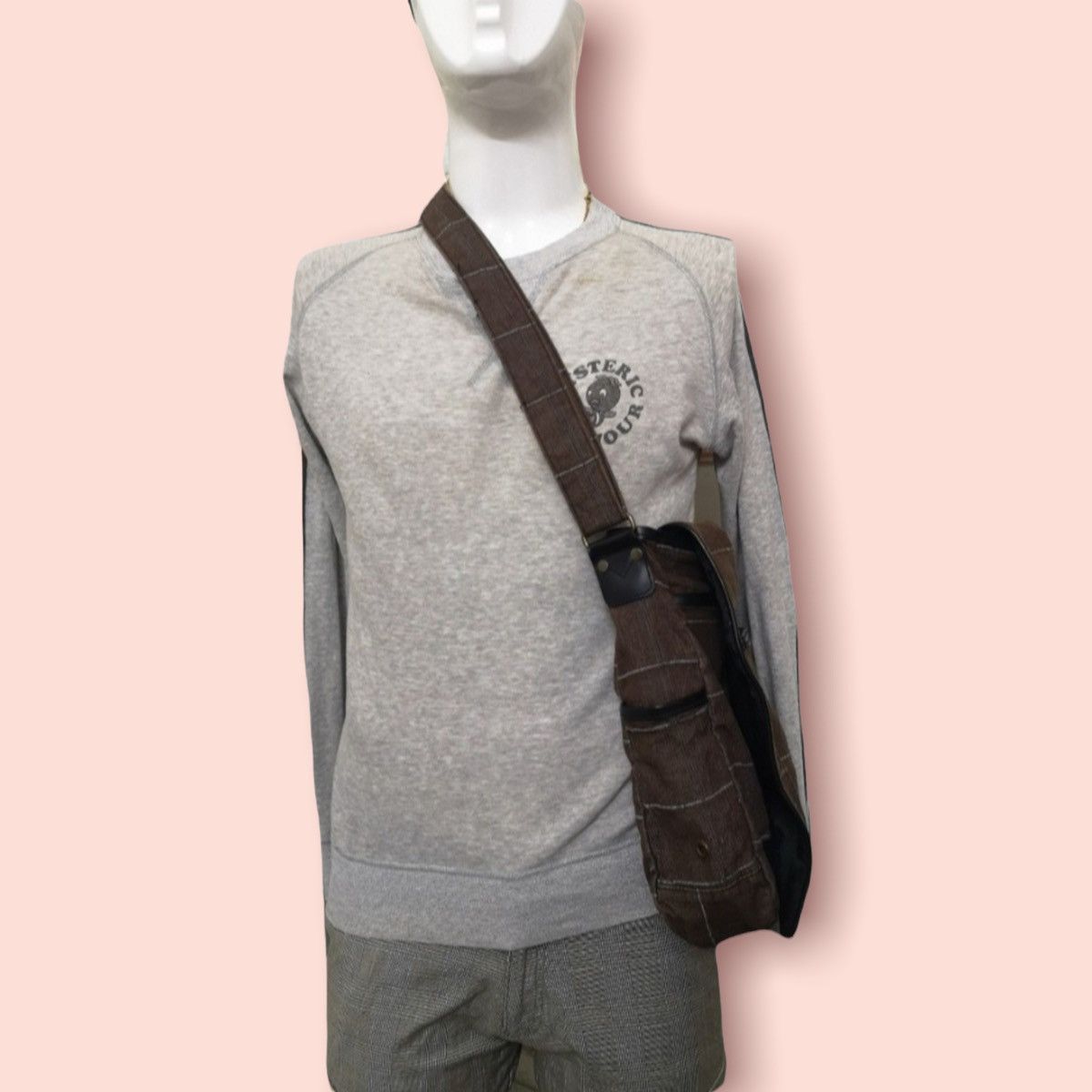 Edwin × Vintage VINTAGE EDWIN PLAID CANVAS CROSSBODY SHOULDER BAG Size ONE SIZE - 8 Thumbnail