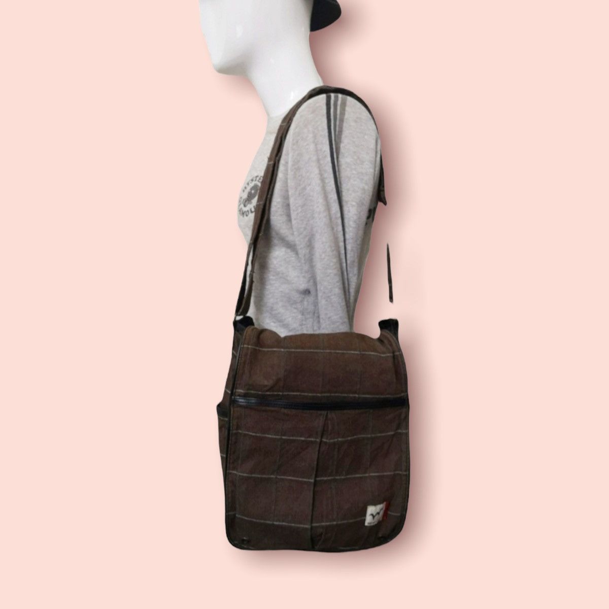 Edwin × Vintage VINTAGE EDWIN PLAID CANVAS CROSSBODY SHOULDER BAG Size ONE SIZE - 9 Thumbnail