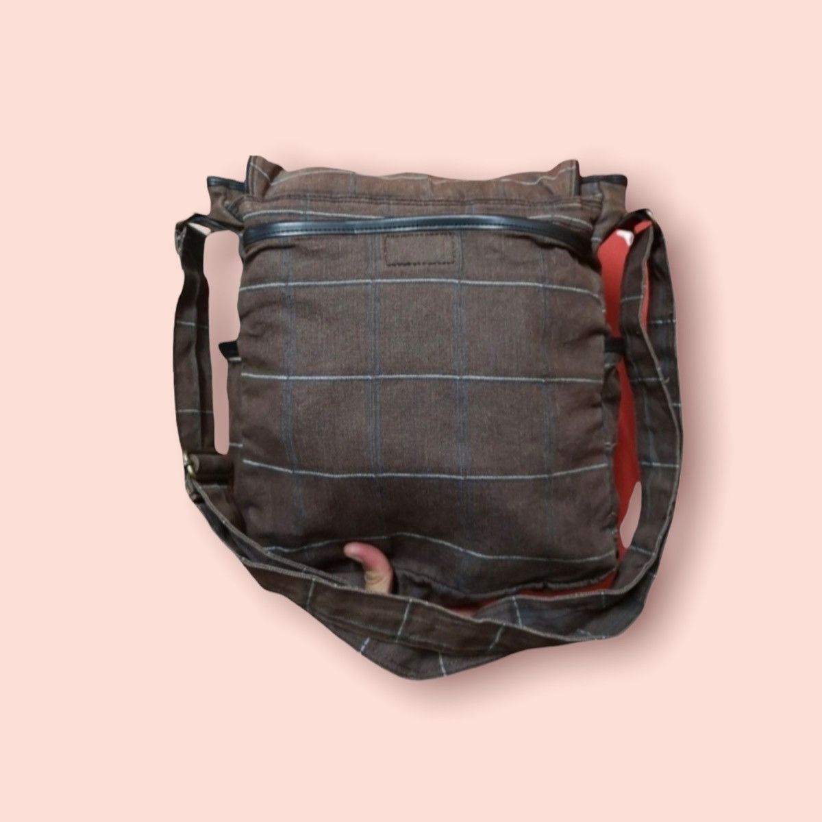 Edwin × Vintage VINTAGE EDWIN PLAID CANVAS CROSSBODY SHOULDER BAG Size ONE SIZE - 5 Thumbnail