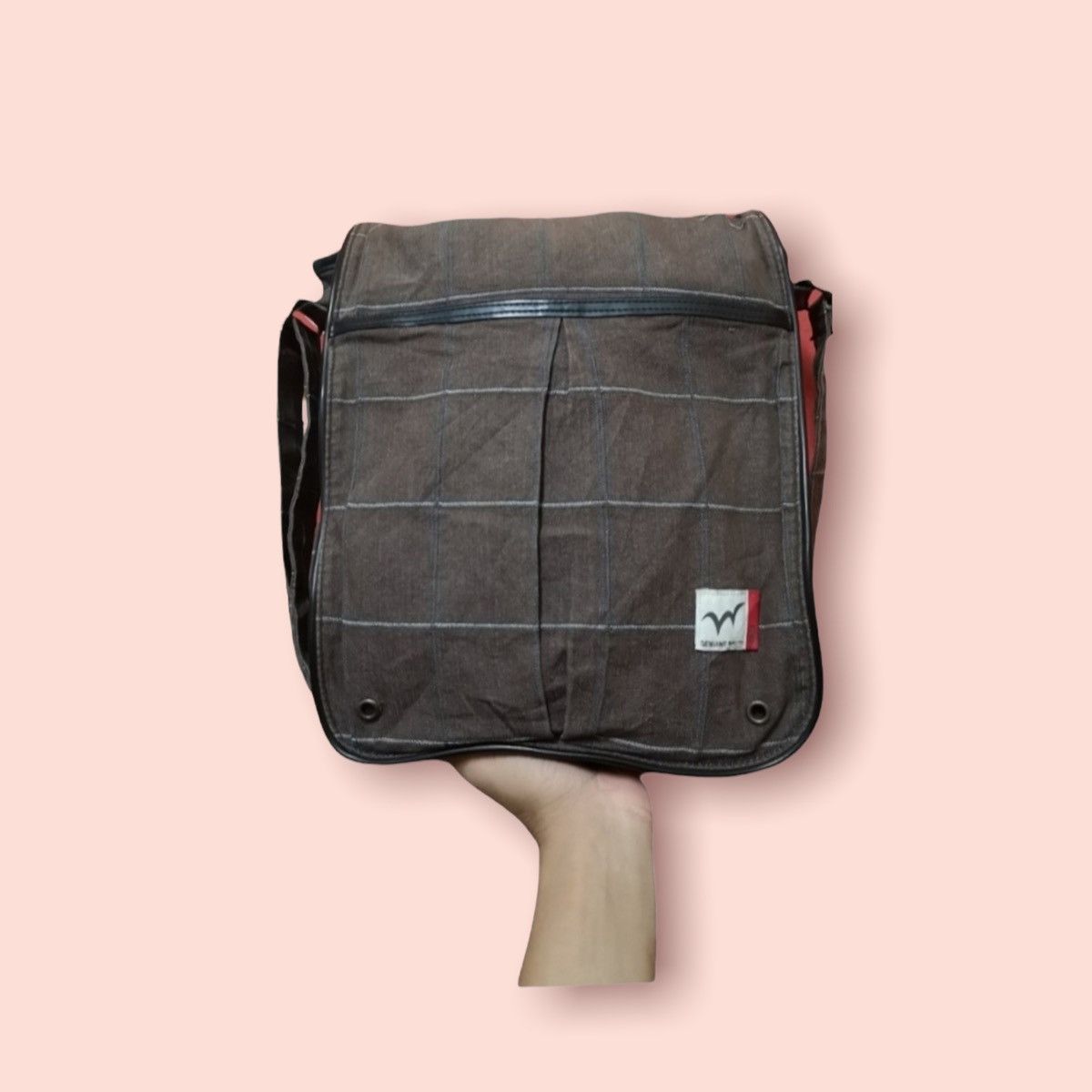 Edwin × Vintage VINTAGE EDWIN PLAID CANVAS CROSSBODY SHOULDER BAG Size ONE SIZE - 2 Thumbnail