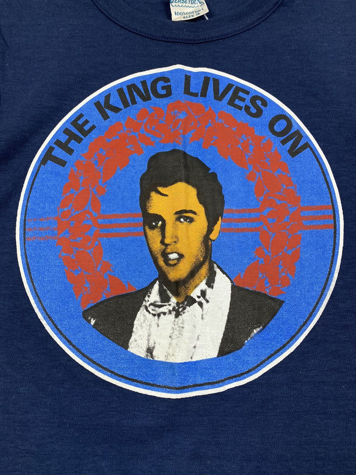 Band Tees × Vintage Vintage Elvis Presley The King Lives On T-Shirt Size S / US 4 / IT 40 - 5 Thumbnail