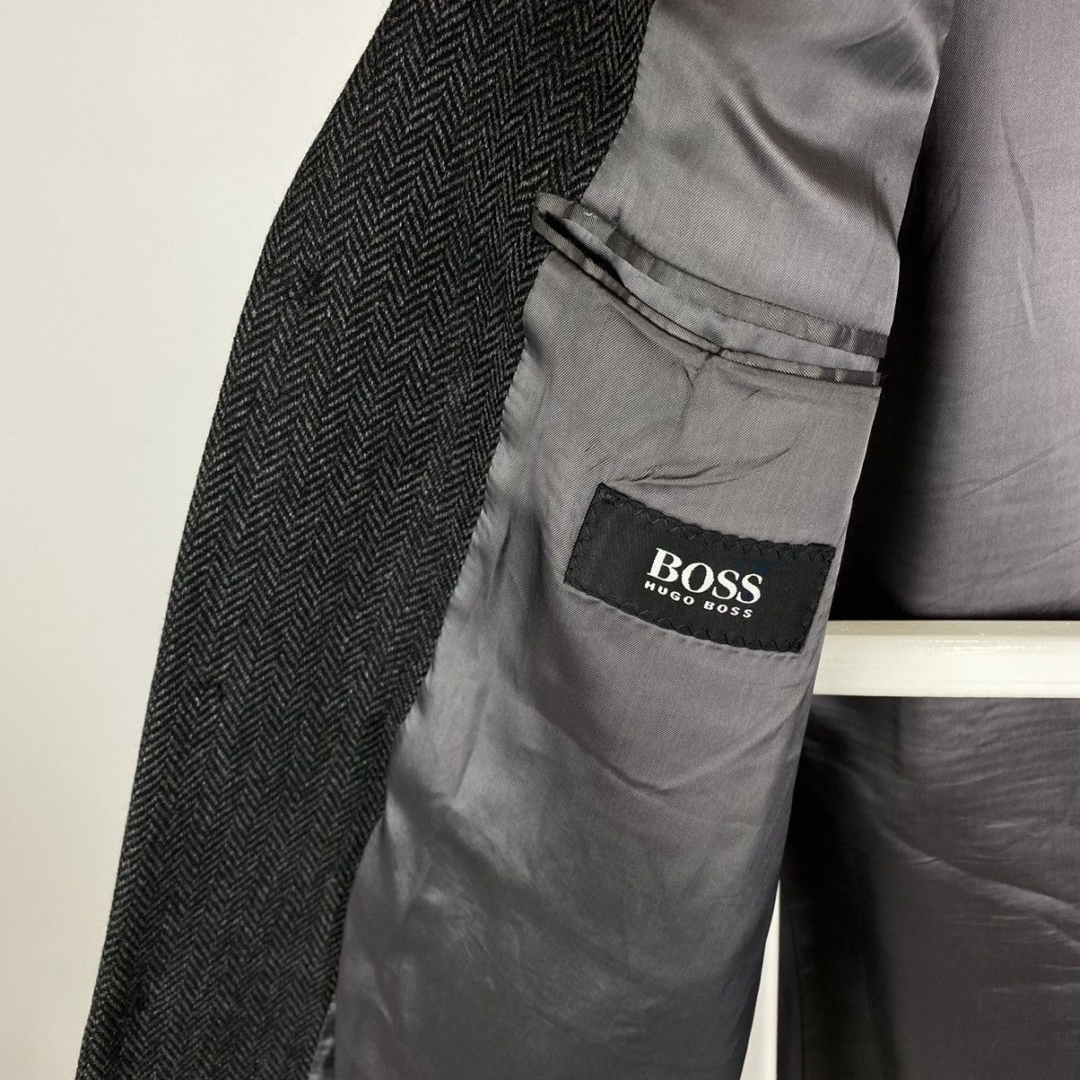 Hugo Boss Hugo Boss x Loro Piana Crookes Wool Blazer Size 50 Size 50R - 9 Thumbnail
