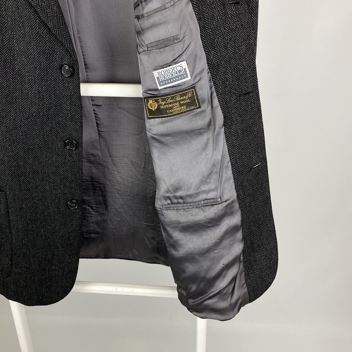 Hugo Boss Hugo Boss x Loro Piana Crookes Wool Blazer Size 50 Size 50R - 8 Thumbnail
