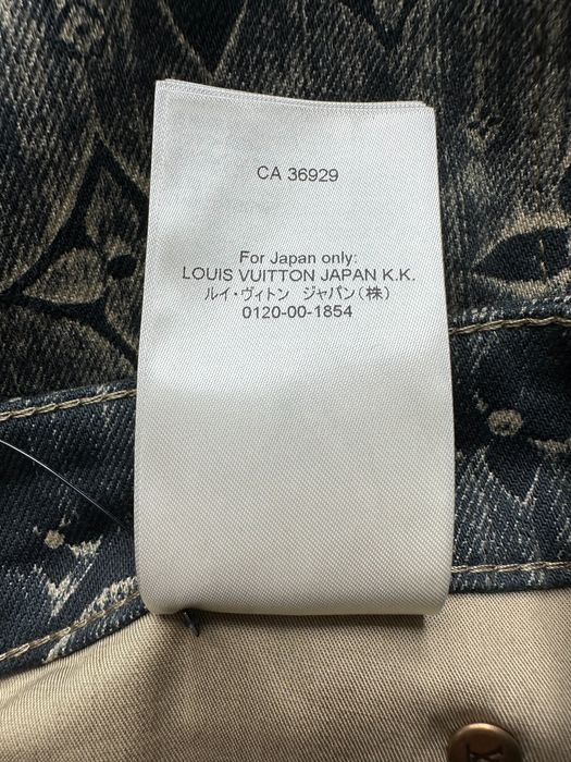 Louis Vuitton Louis Vuitton Dark Blue Monogram Cargo Pants