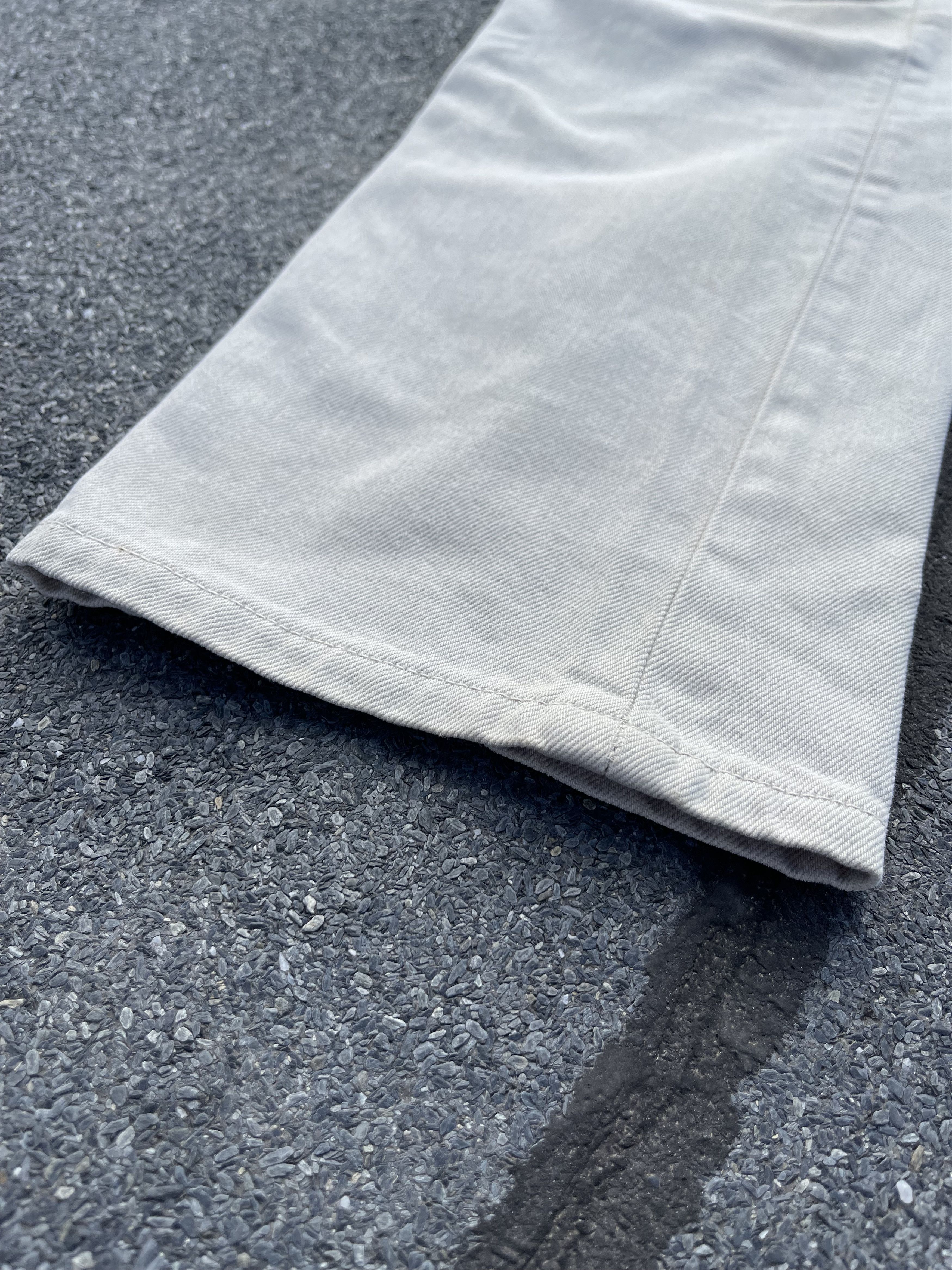 Levi's × Levi's Vintage Clothing × Vintage Vintage Levi's 501 Cream Denim Pant Size US 33 - 7 Thumbnail
