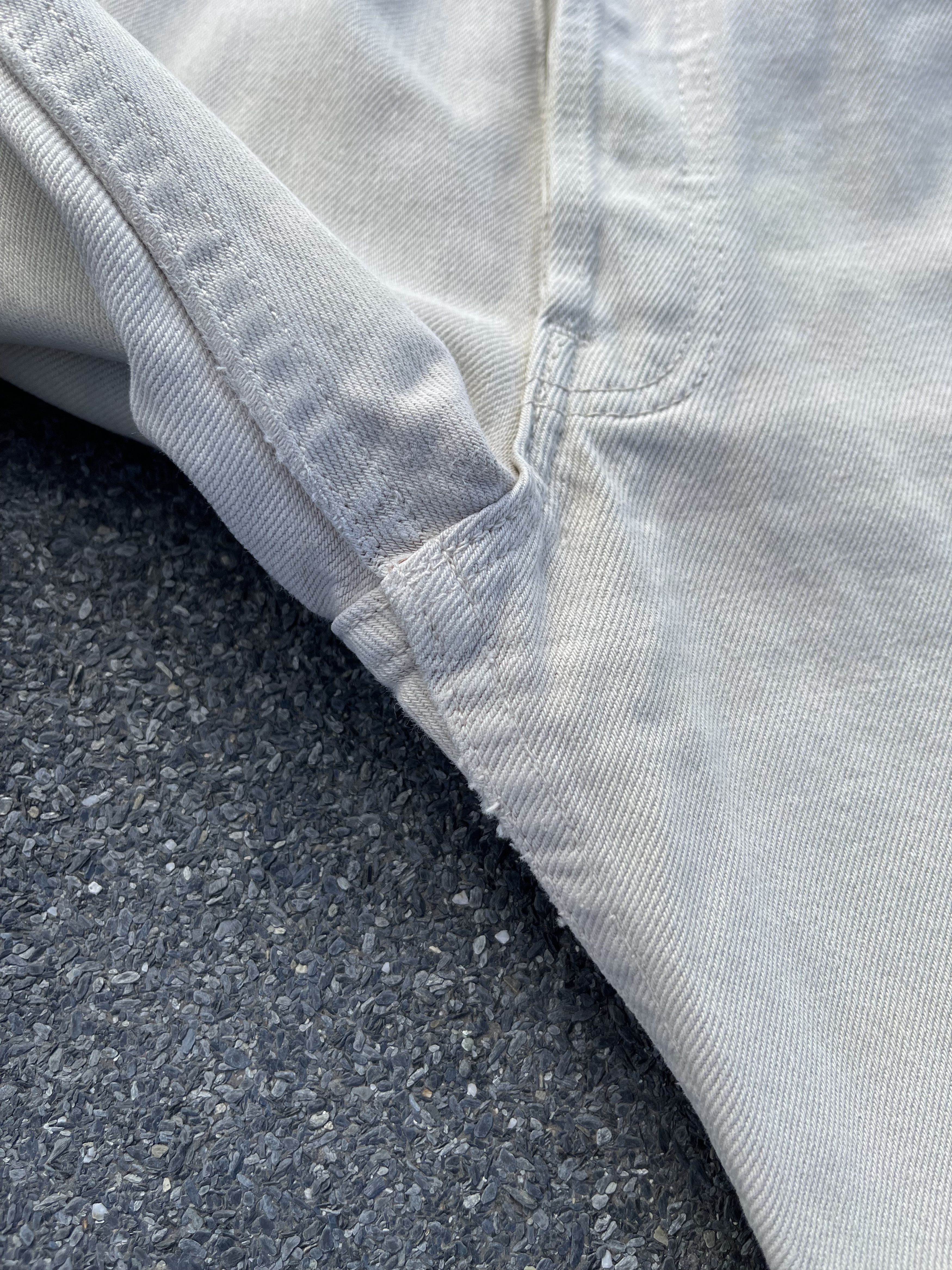 Levi's × Levi's Vintage Clothing × Vintage Vintage Levi's 501 Cream Denim Pant Size US 33 - 8 Thumbnail