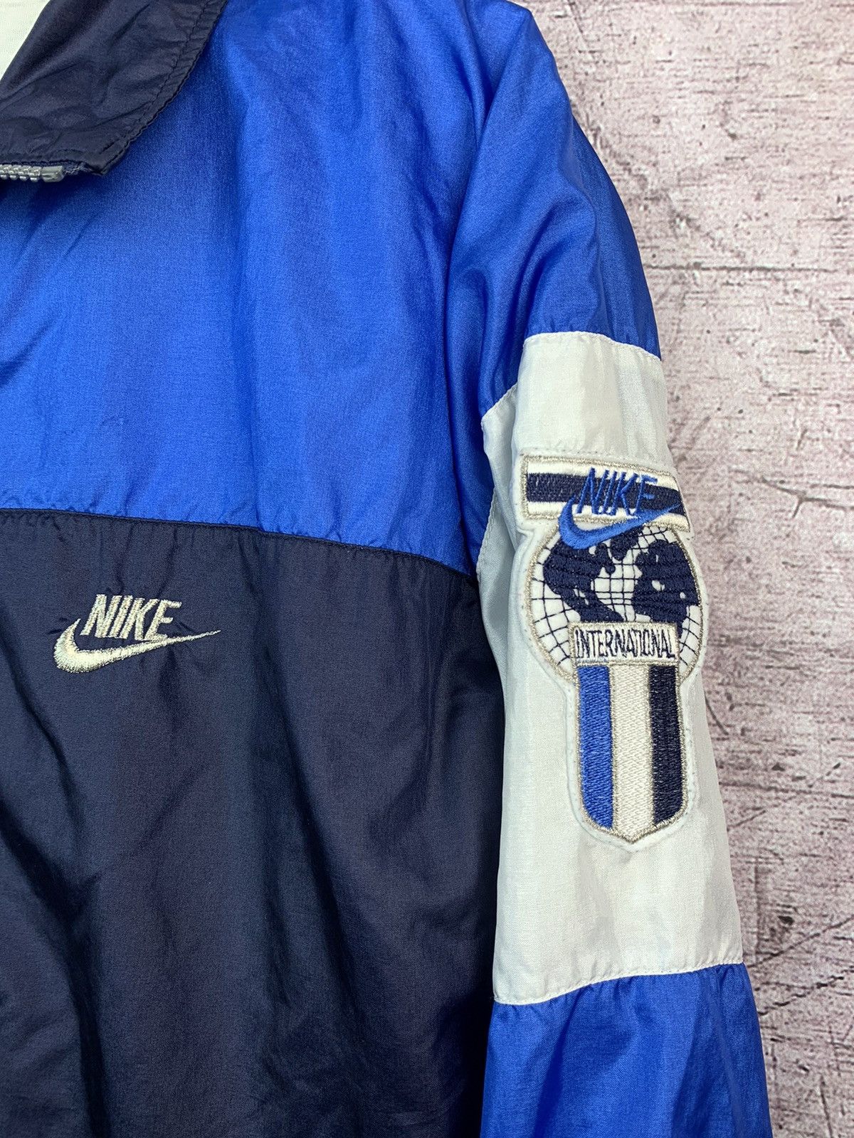 Nike Nike Tracksuit International 80-90s Y2K Vintage Jacket Size US L / EU 52-54 / 3 - 5 Thumbnail